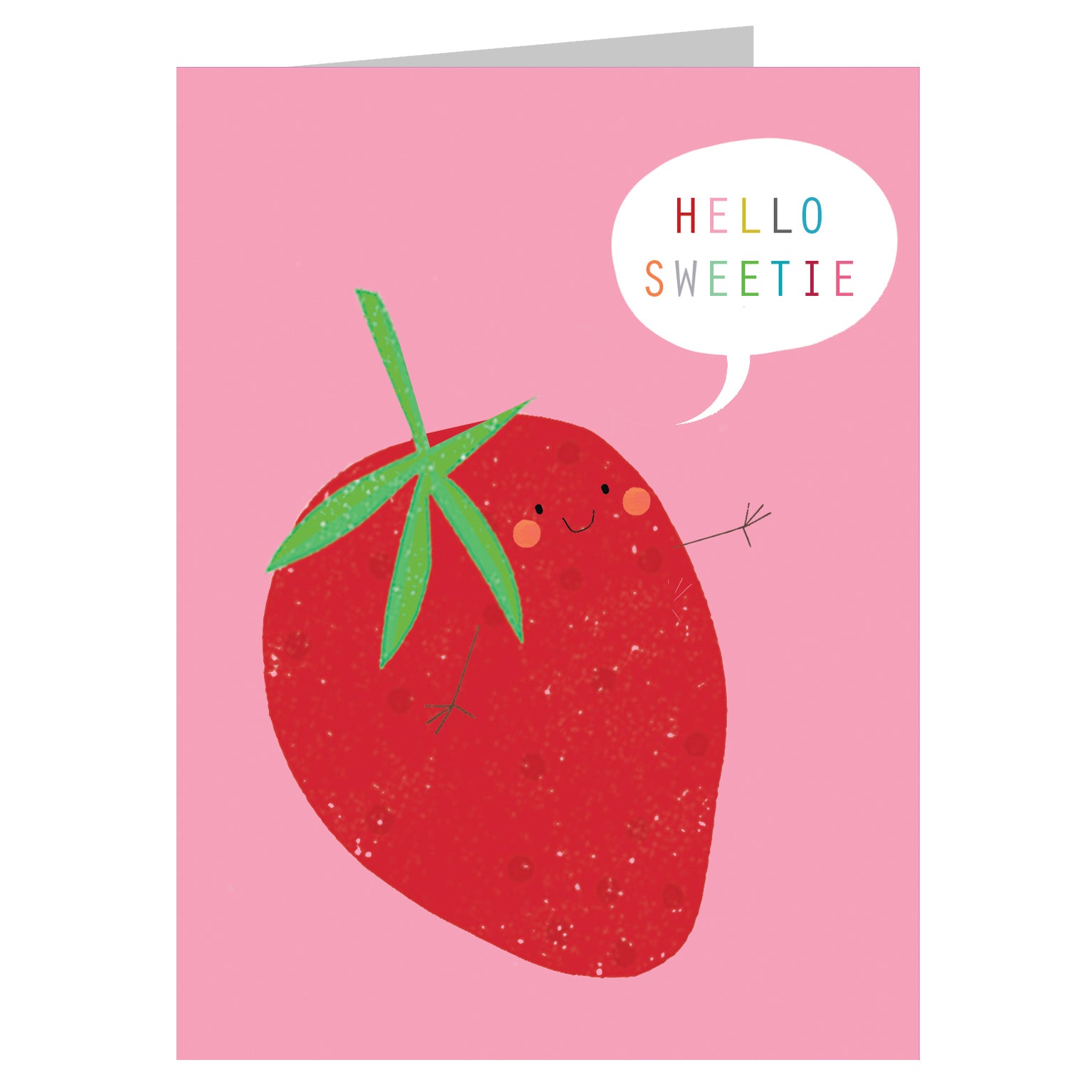 SM36 mini strawberry greetings card