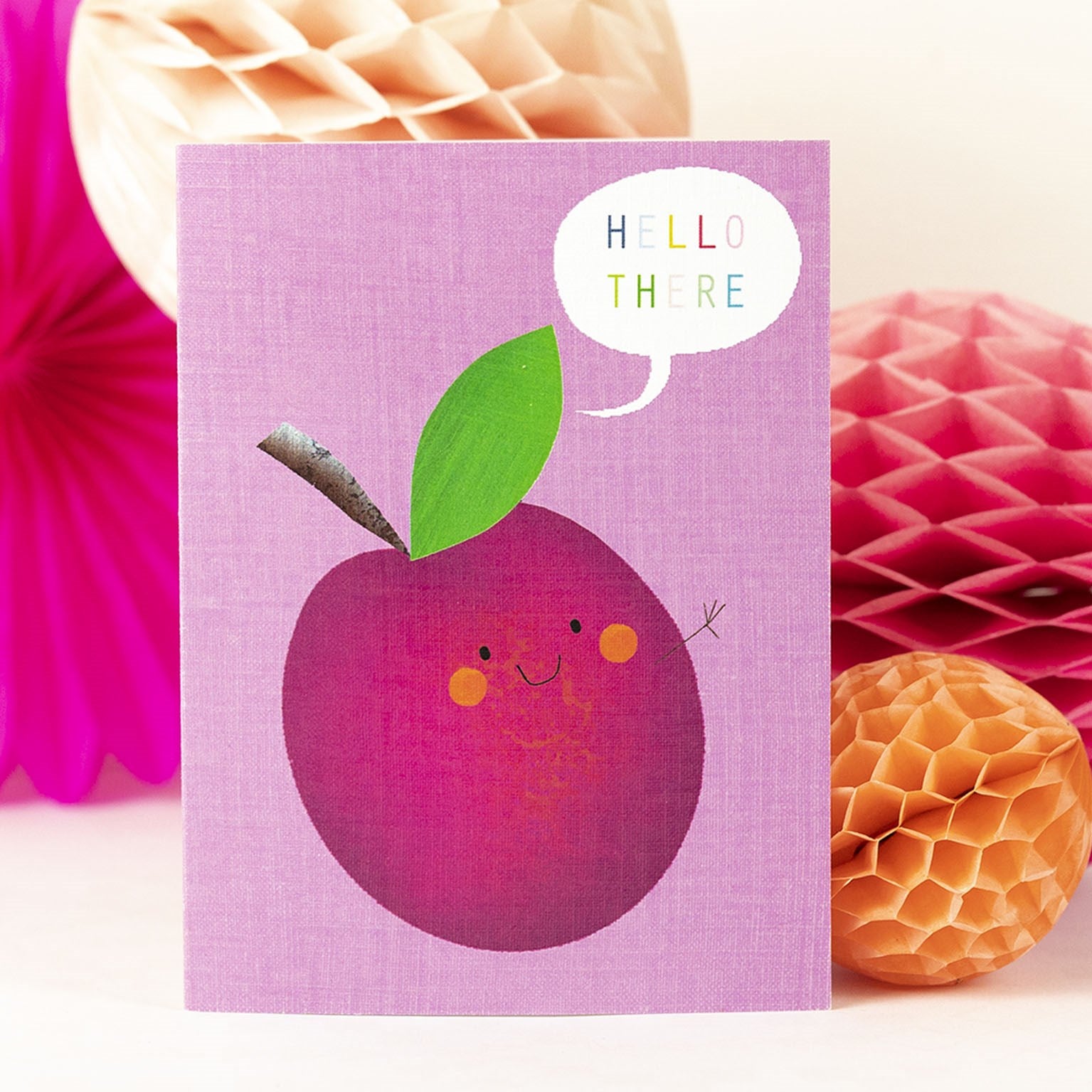 SM38 mini plum greetings card