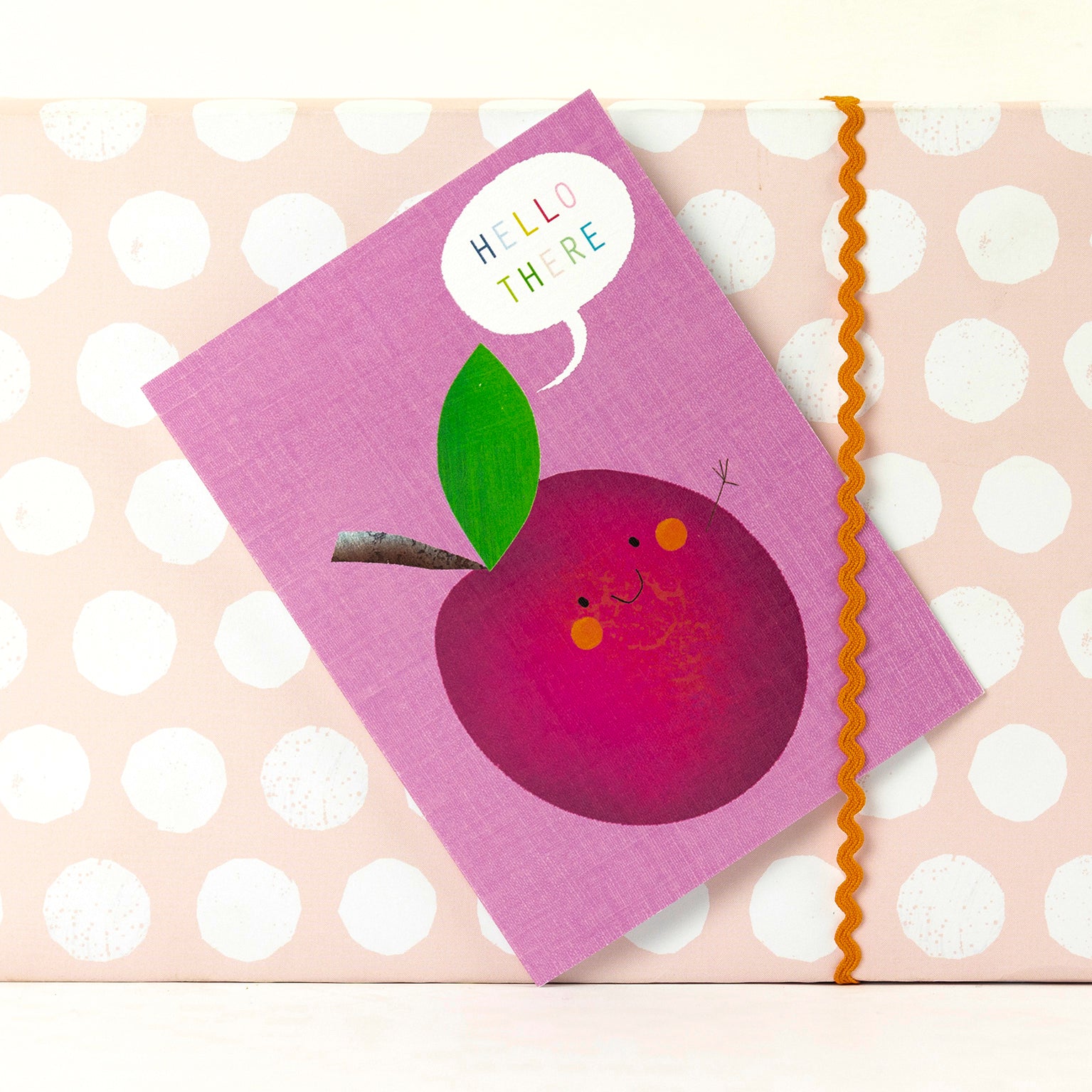 SM38 mini plum greetings card