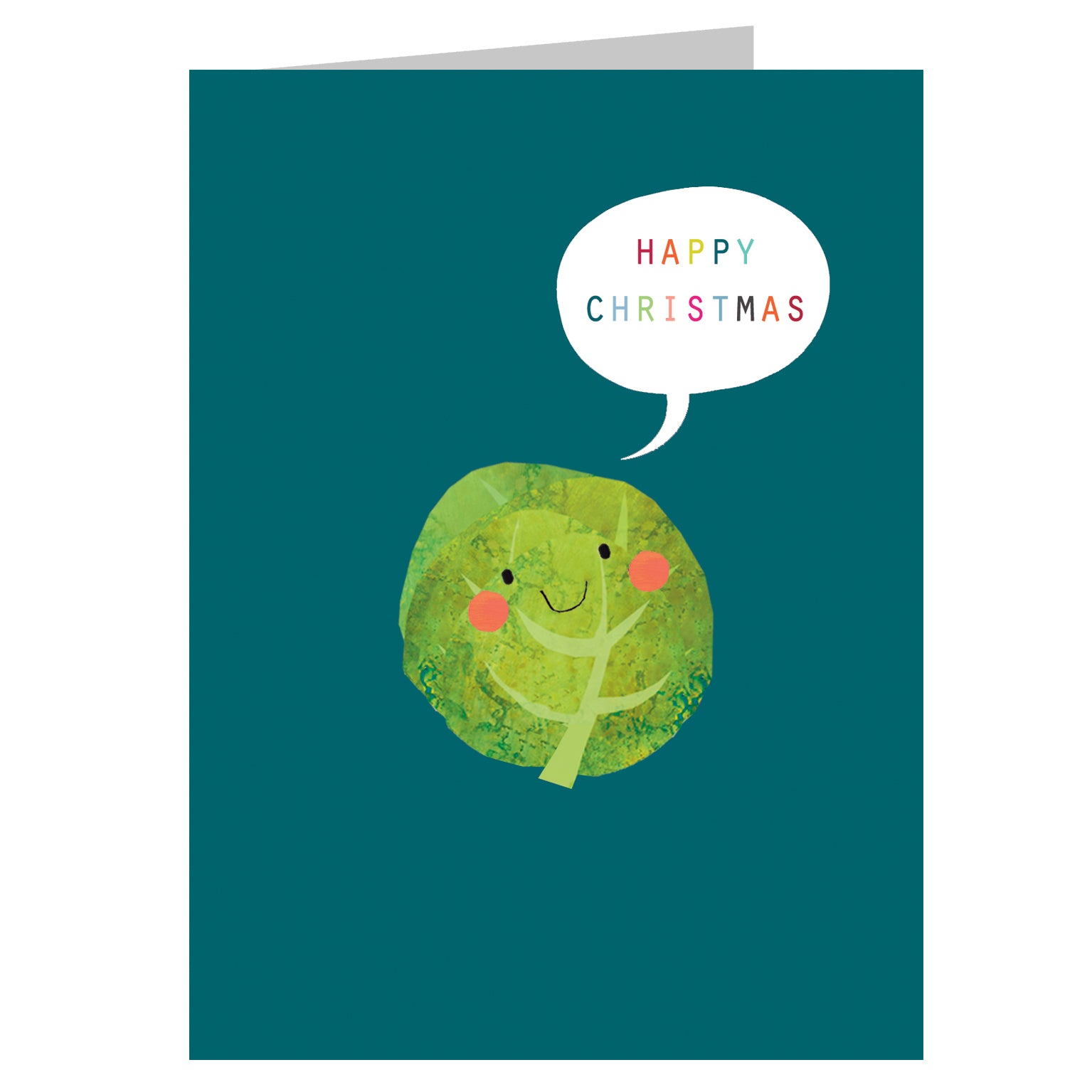 SM51 mini brussel sprout Christmas card