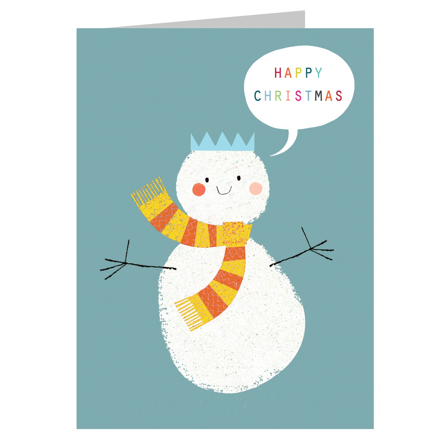 SM52 mini snowman Christmas card