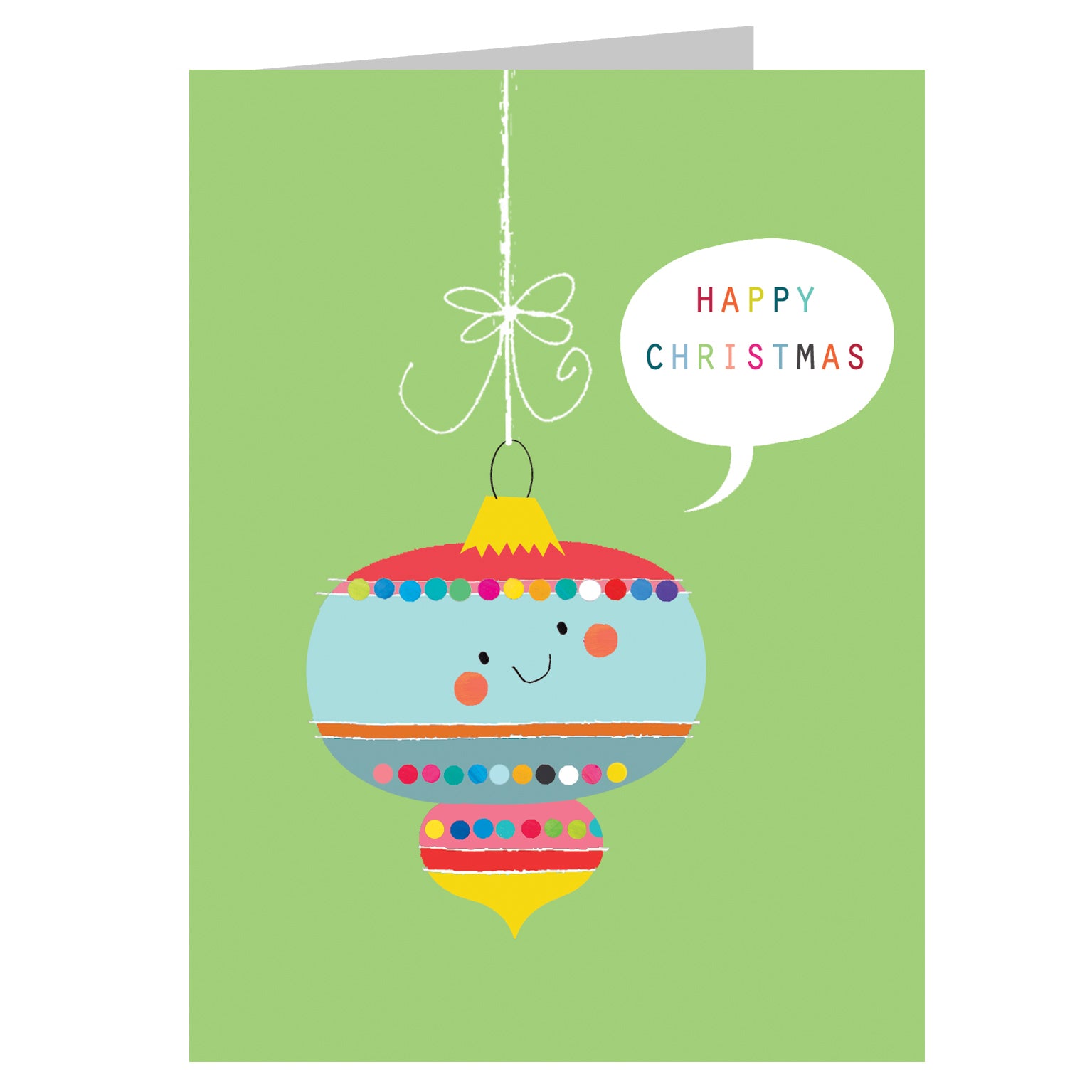 SM53 mini bauble Christmas card