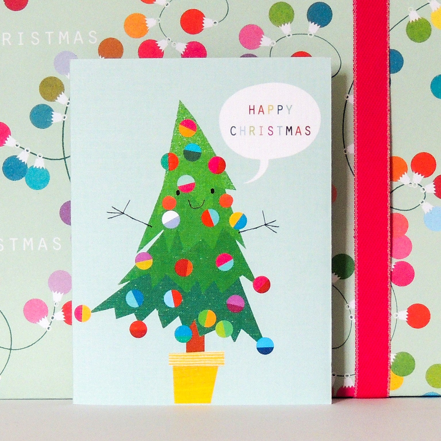 SM54 mini Christmas tree card