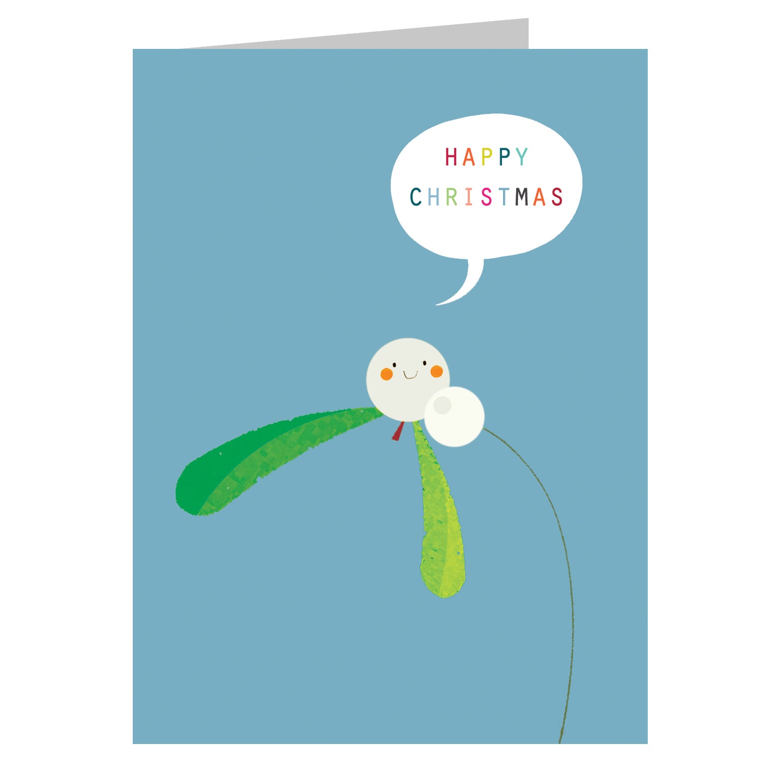 SM55 mini mistletoe Christmas card