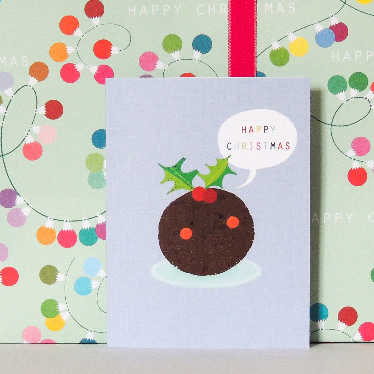 SM56 mini Christmas pudding card