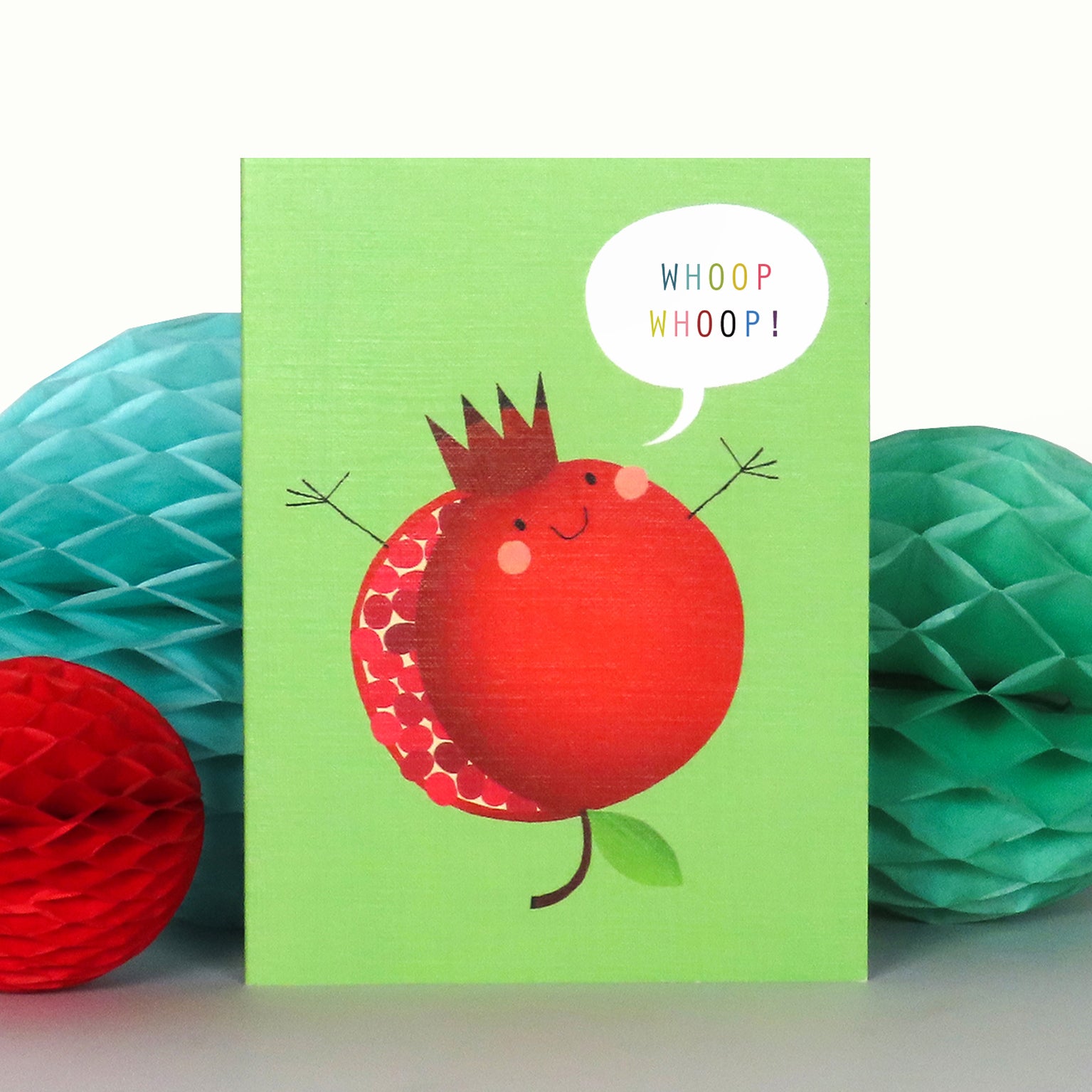 SM67 mini pomegranate greetings card