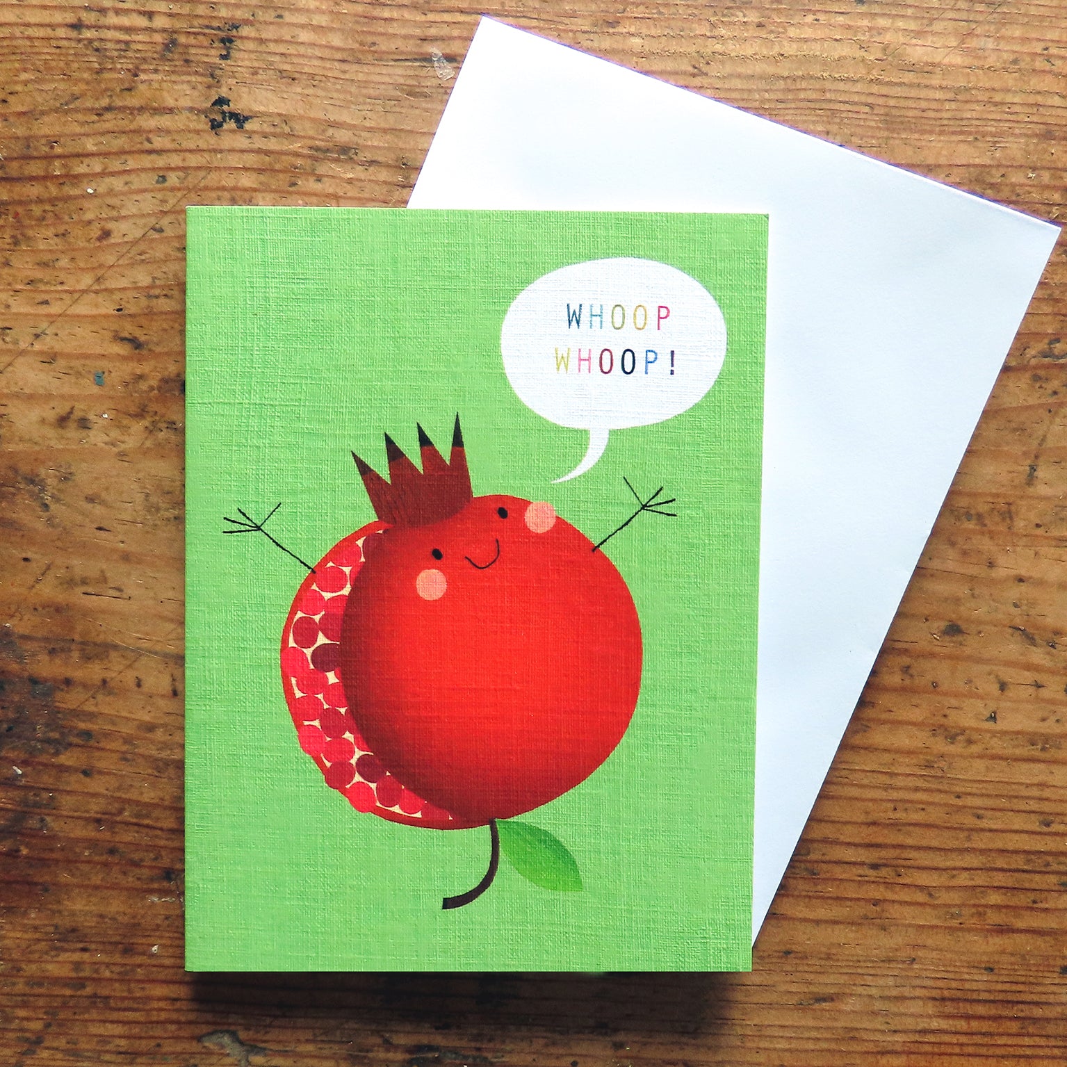 SM67 mini pomegranate greetings card