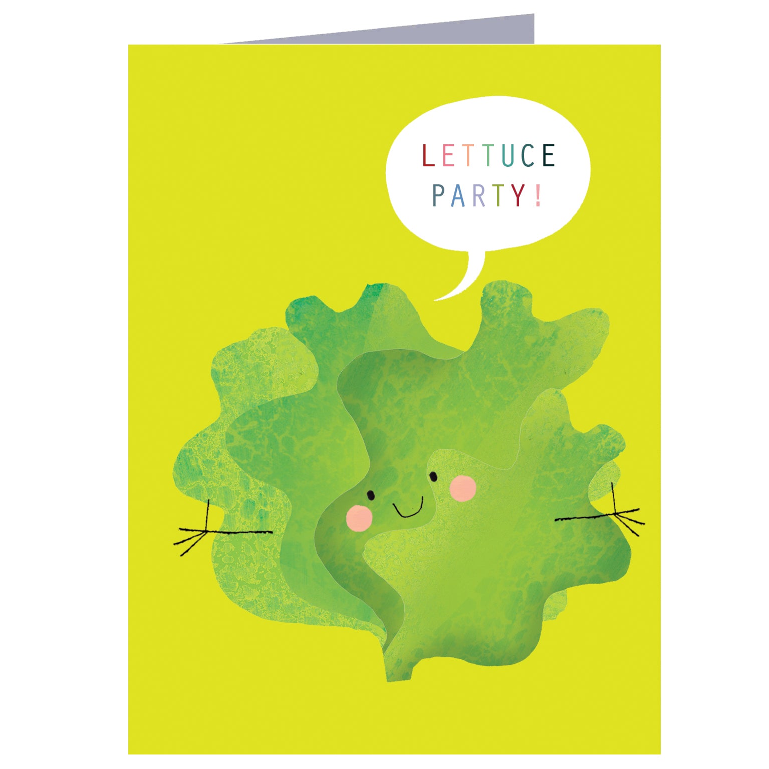 SM77 mini lettuce congratulations card