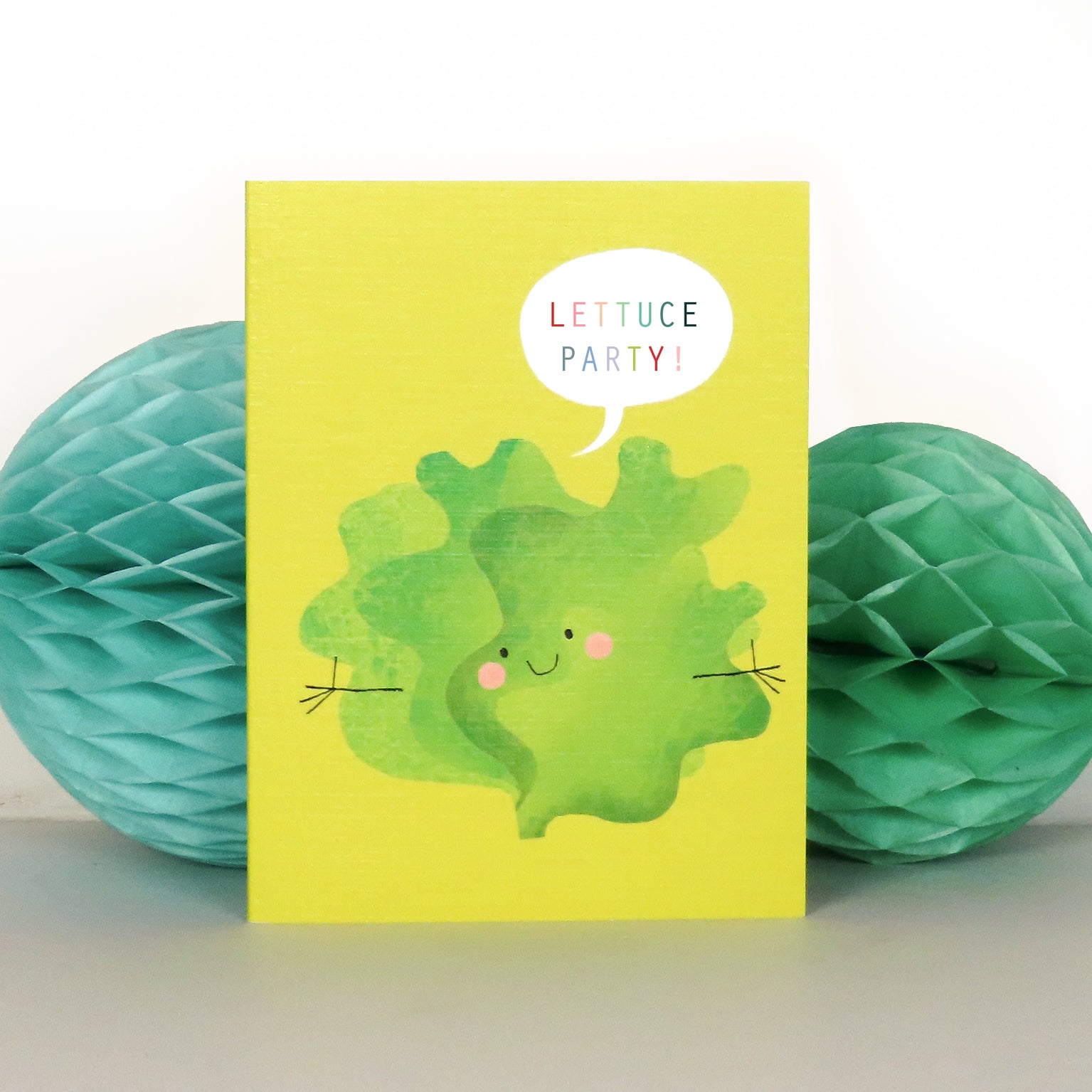 SM77 mini lettuce congratulations card