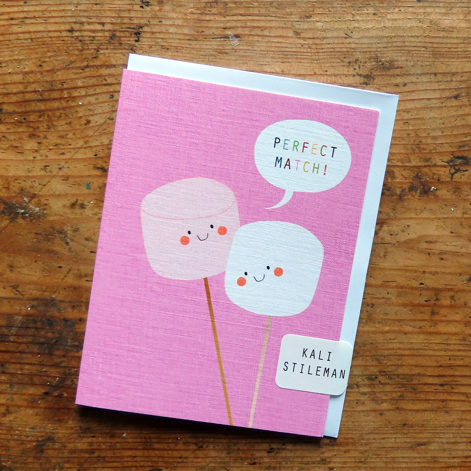 SM80 mini marshmallows greetings card