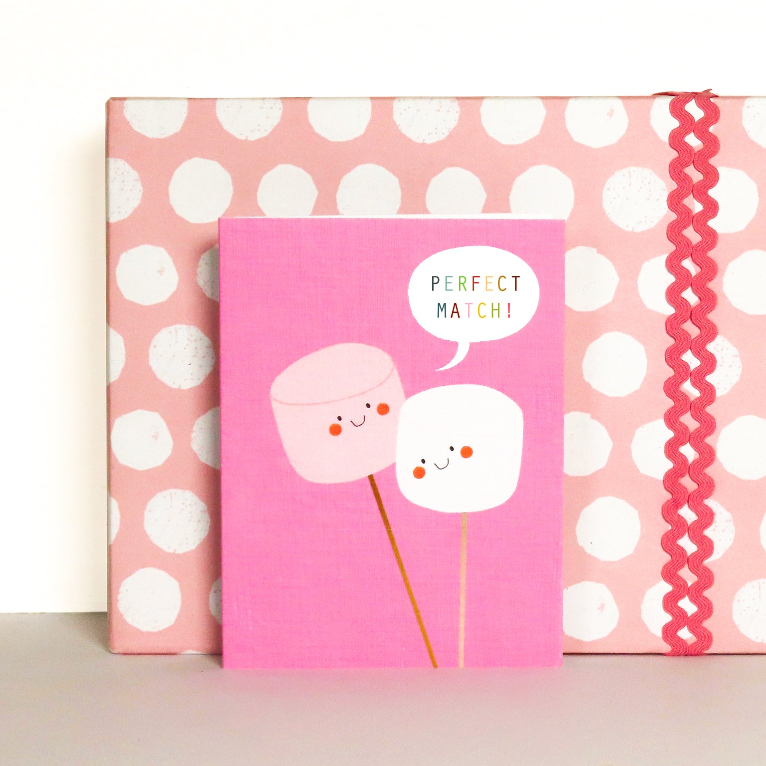 SM80 mini marshmallows greetings card