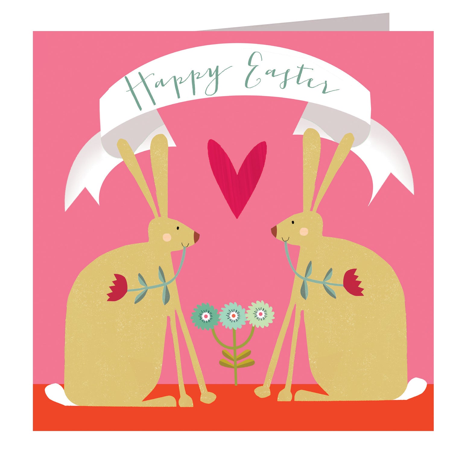 SS05 Easter bunnies greetings card