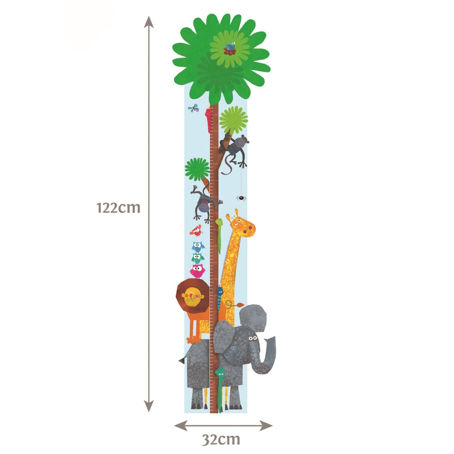 personalised jungle height chart