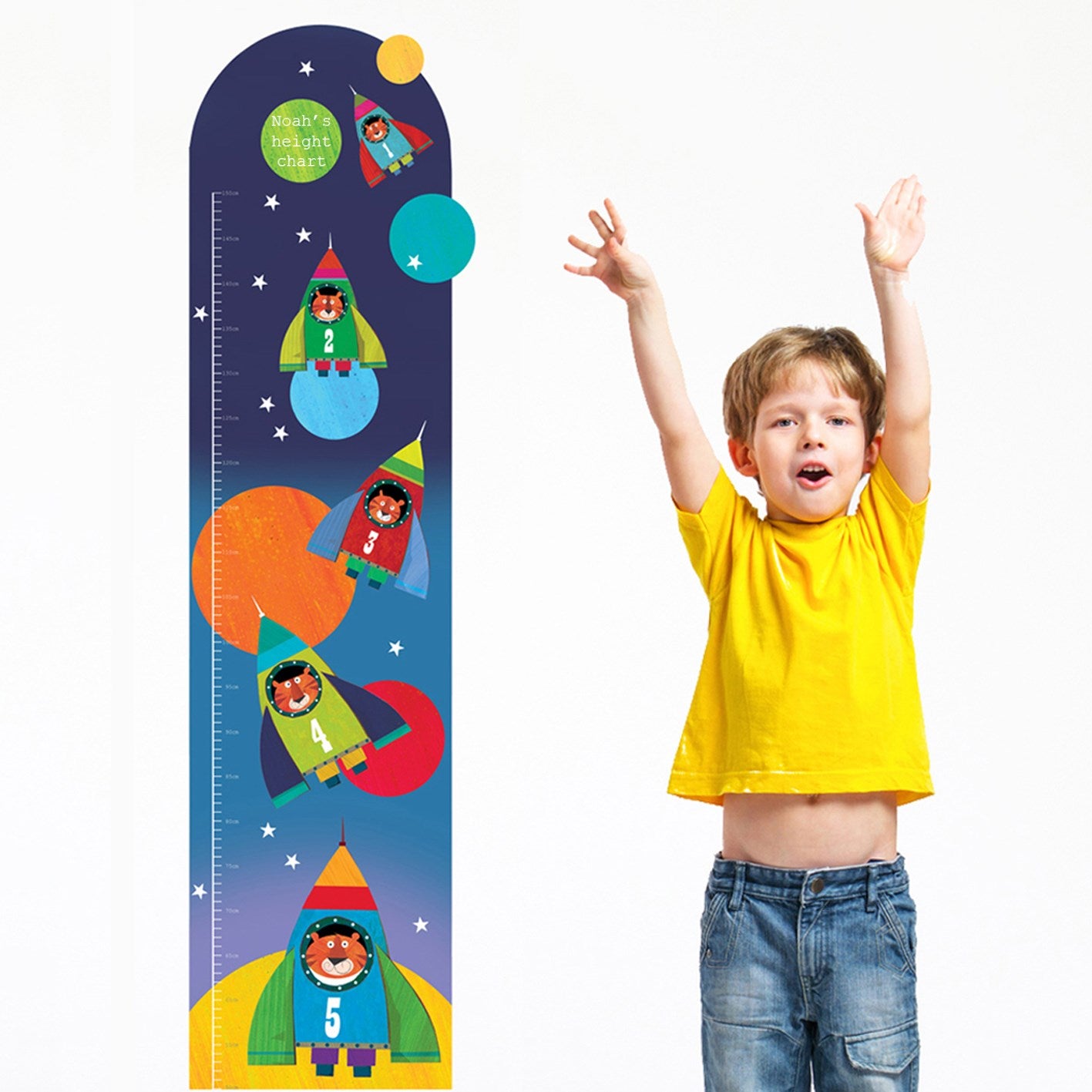 personalised space height chart