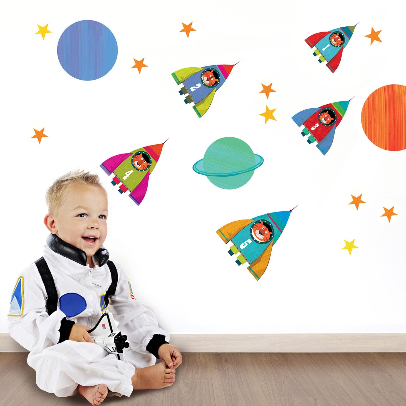 space wall sticker pack