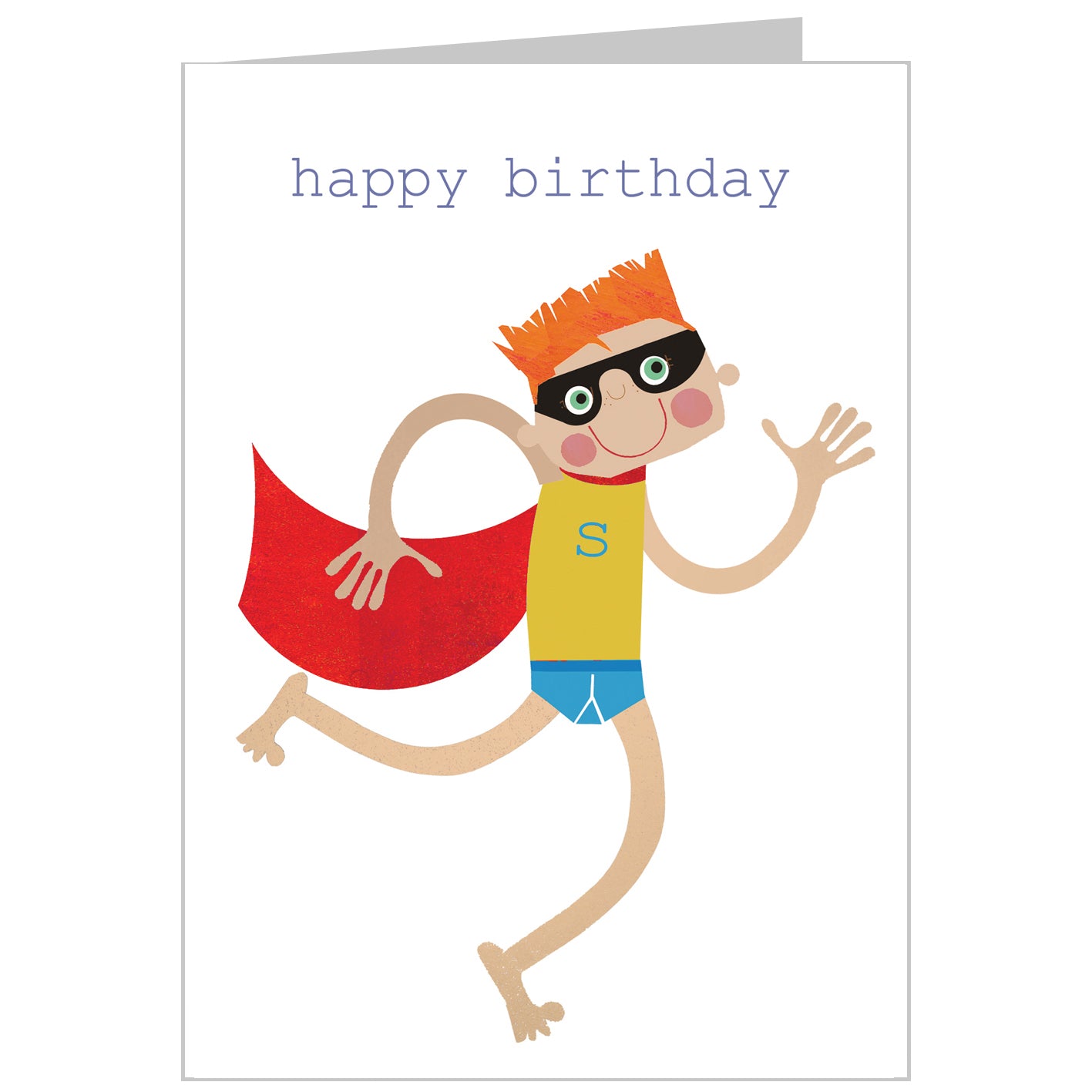 TB10 super hero happy birthday card