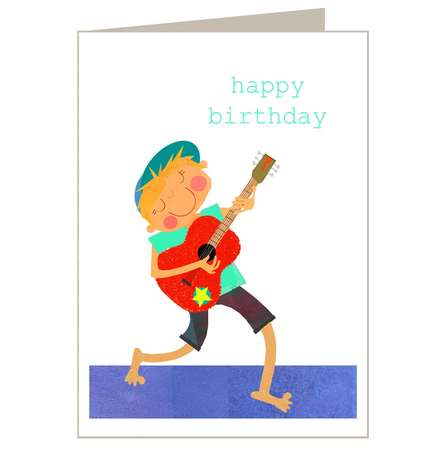 TB22 guitarist happy birthday card