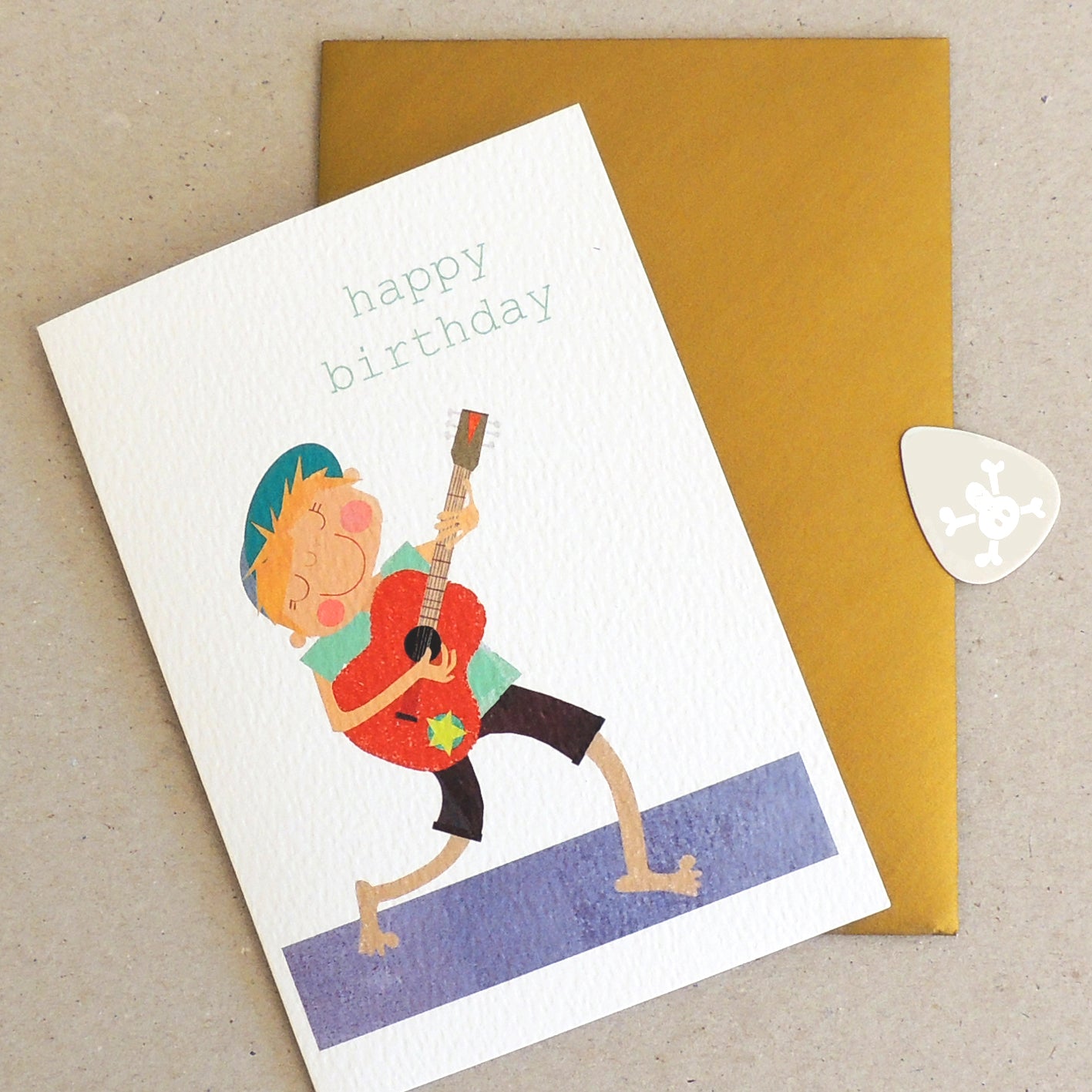 TB22 guitarist happy birthday card