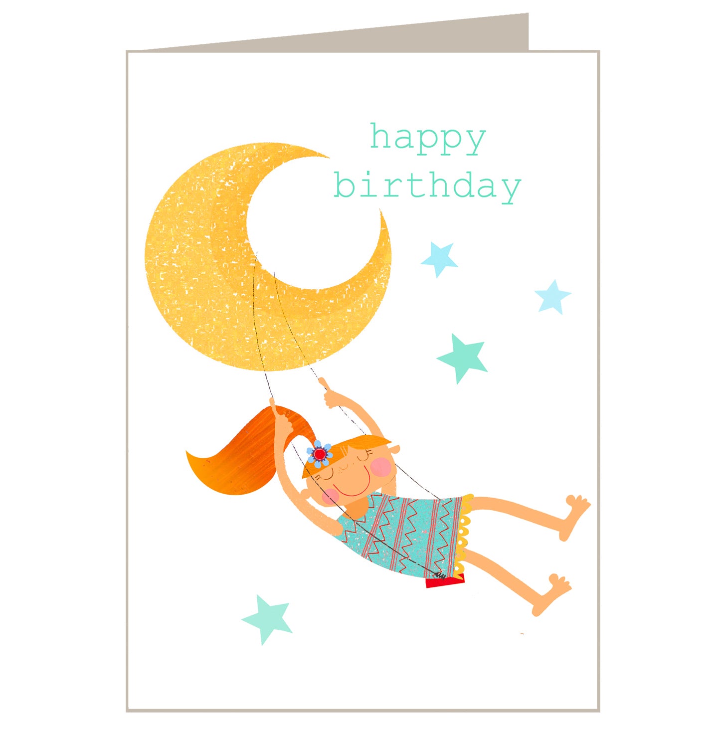 TB23 swing happy birthday card