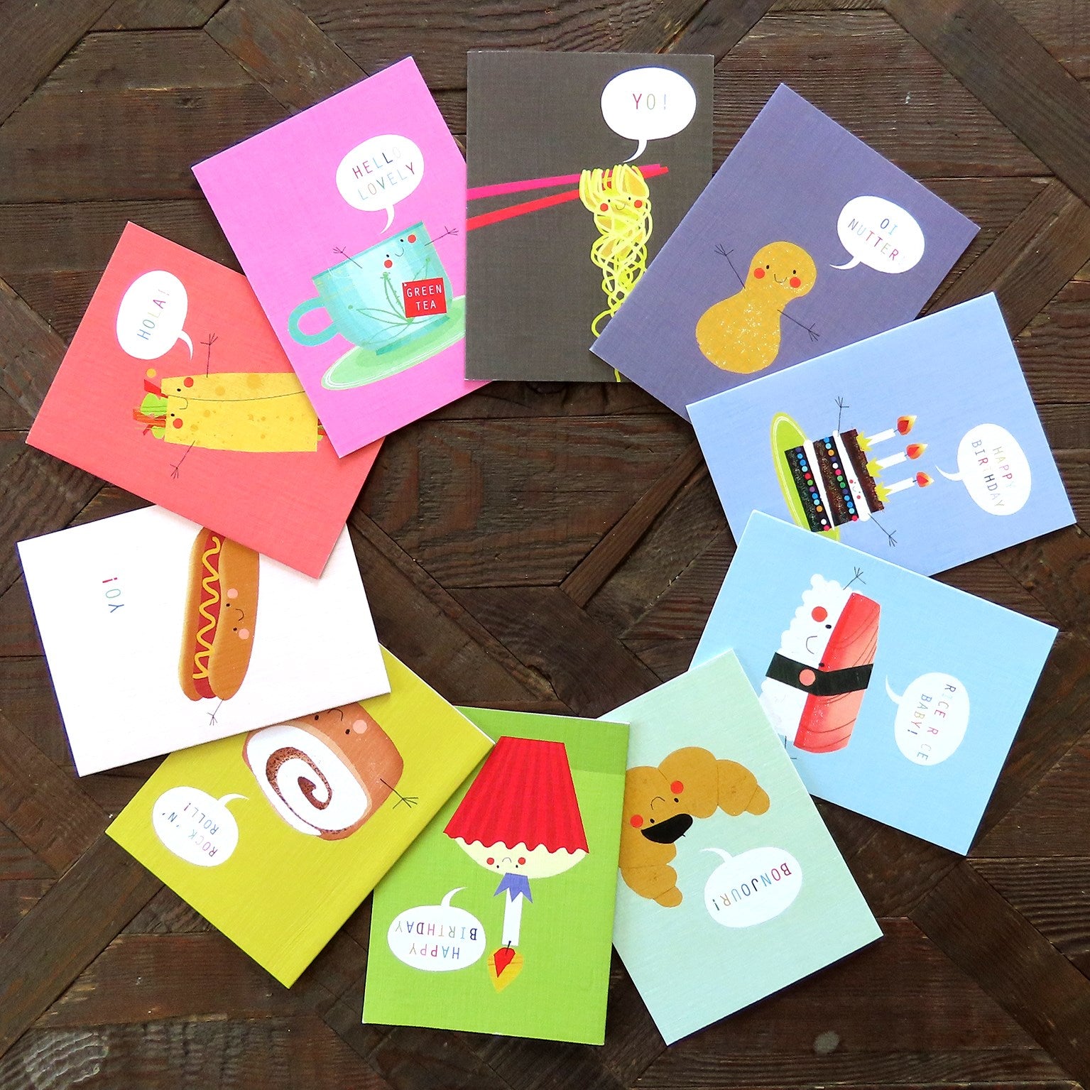 SM40 mini noodles greetings card