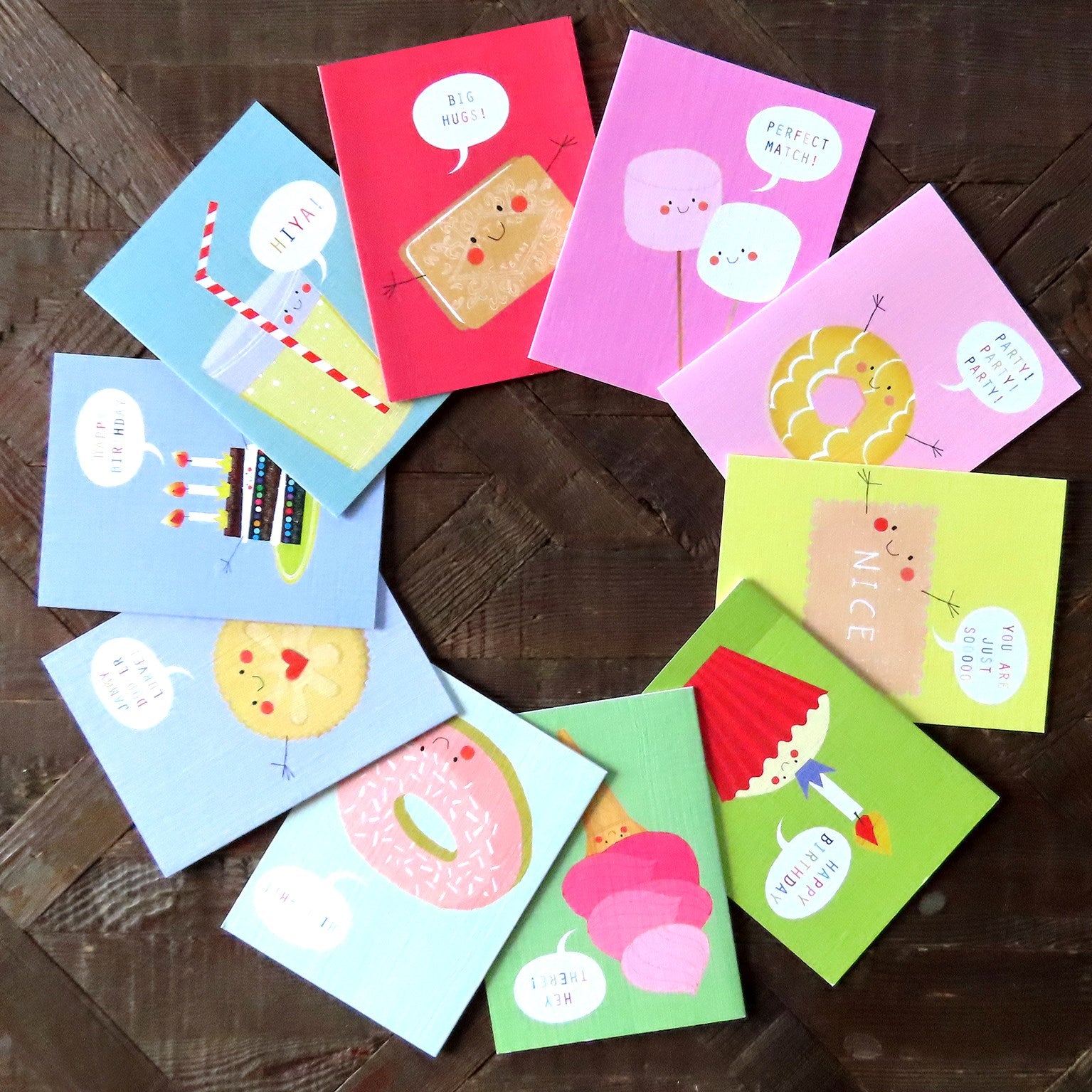 SM79 mini party ring card