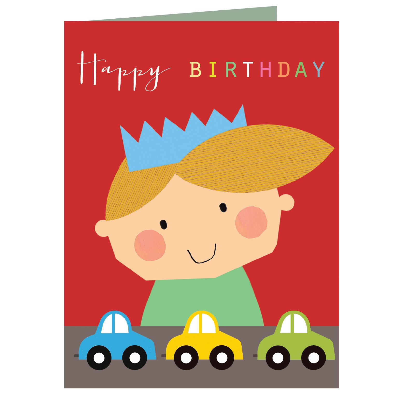 mini toy cars birthday card