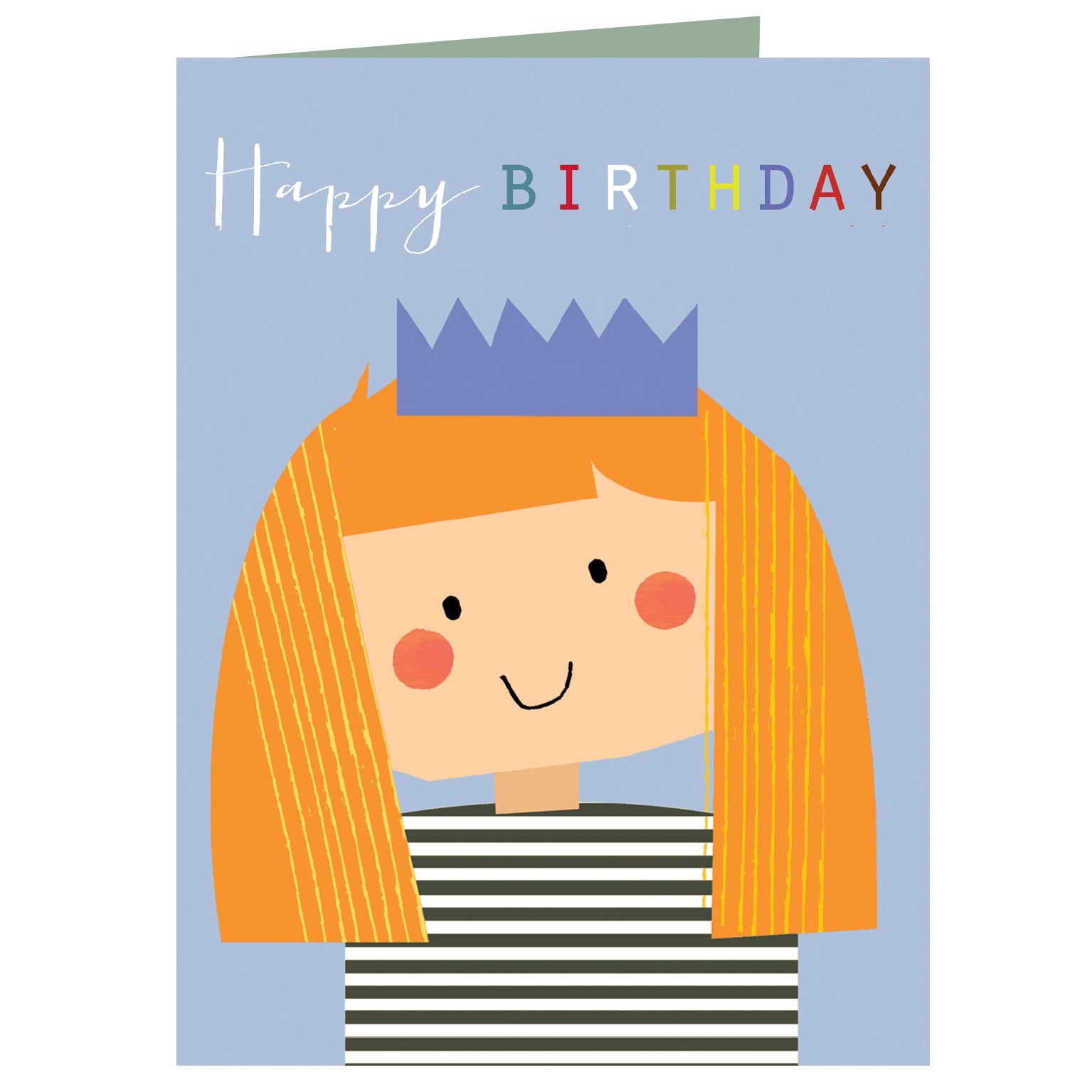 mini birthday girl card