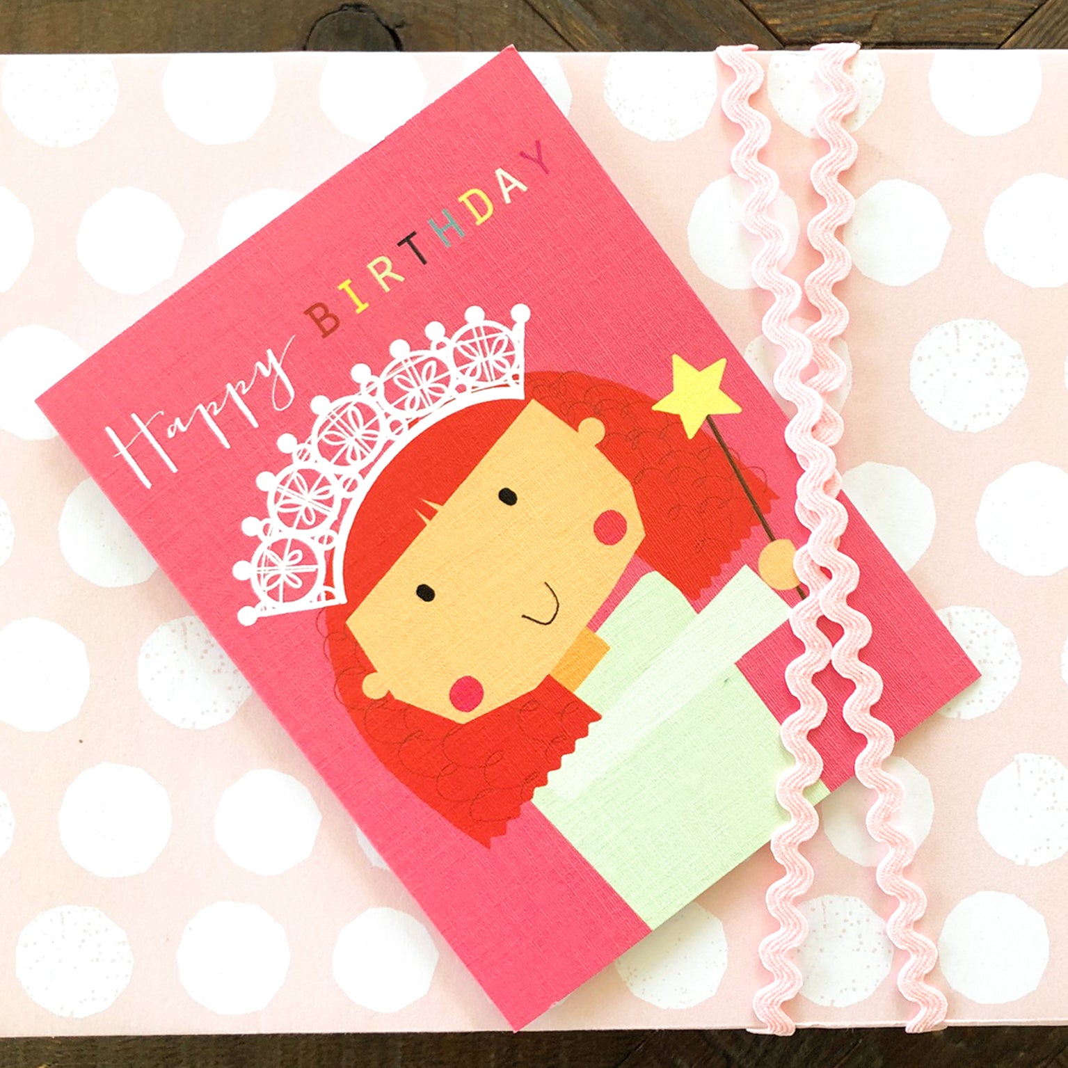 mini fairy birthday card