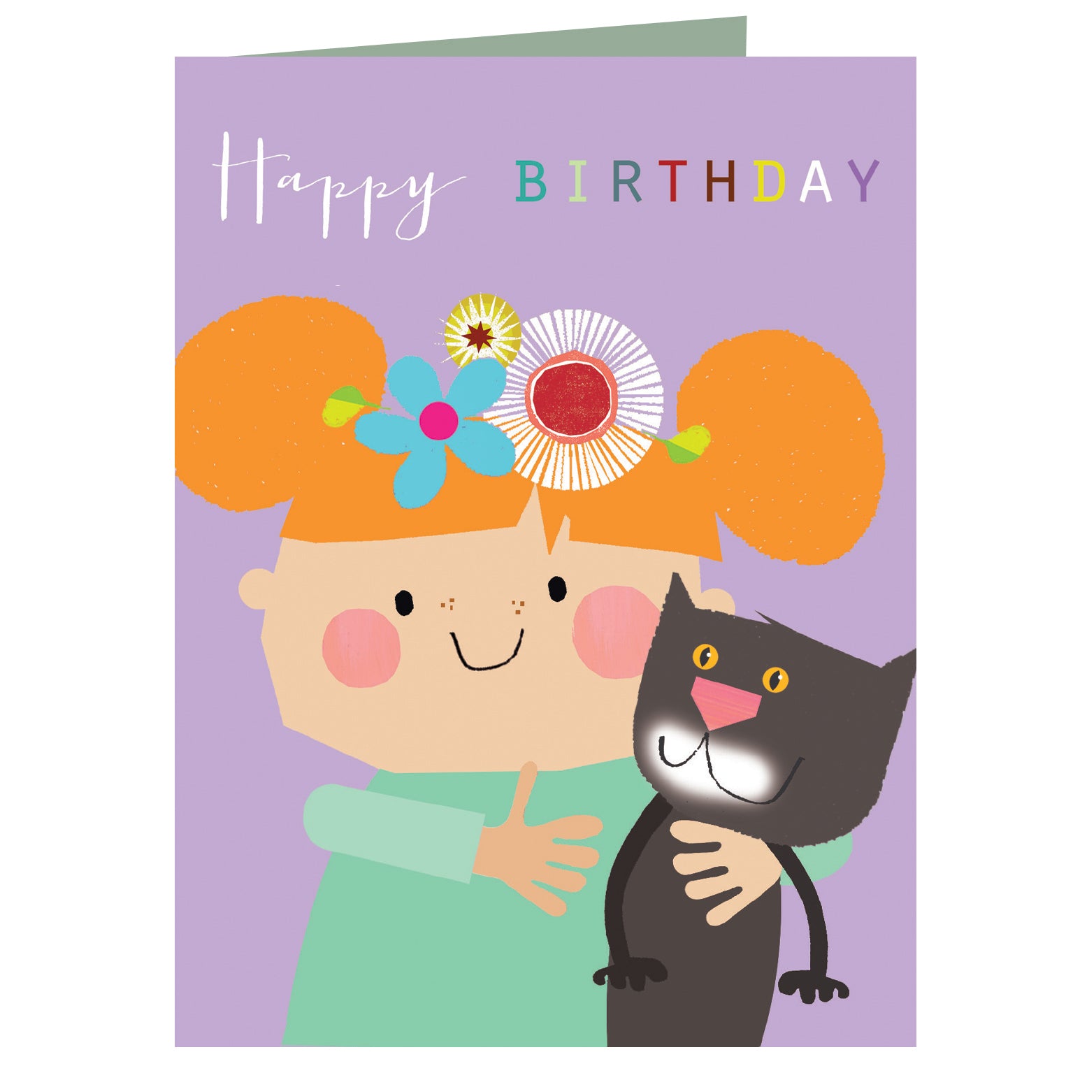 mini kitten birthday card