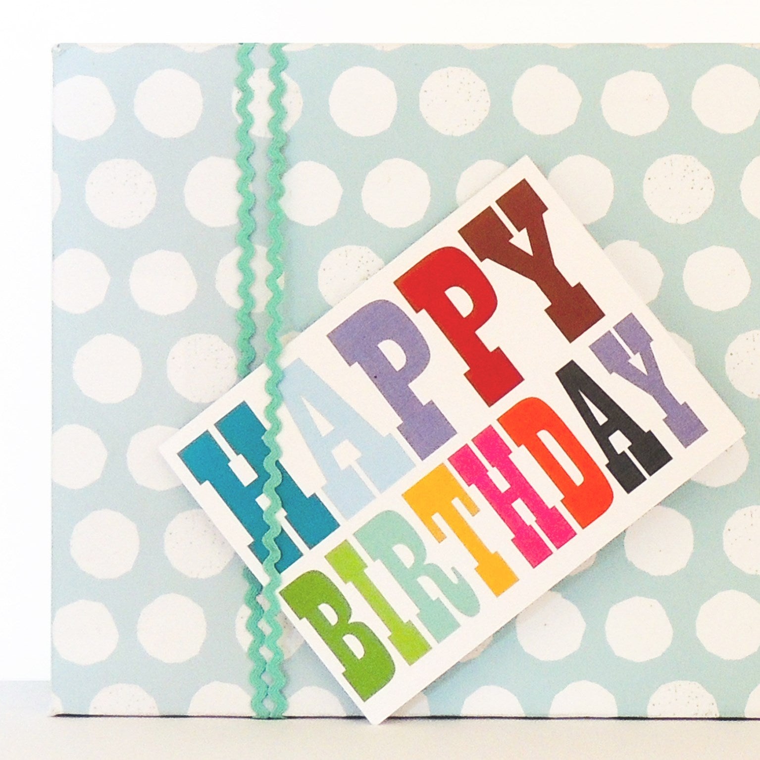 mini happy birthday card