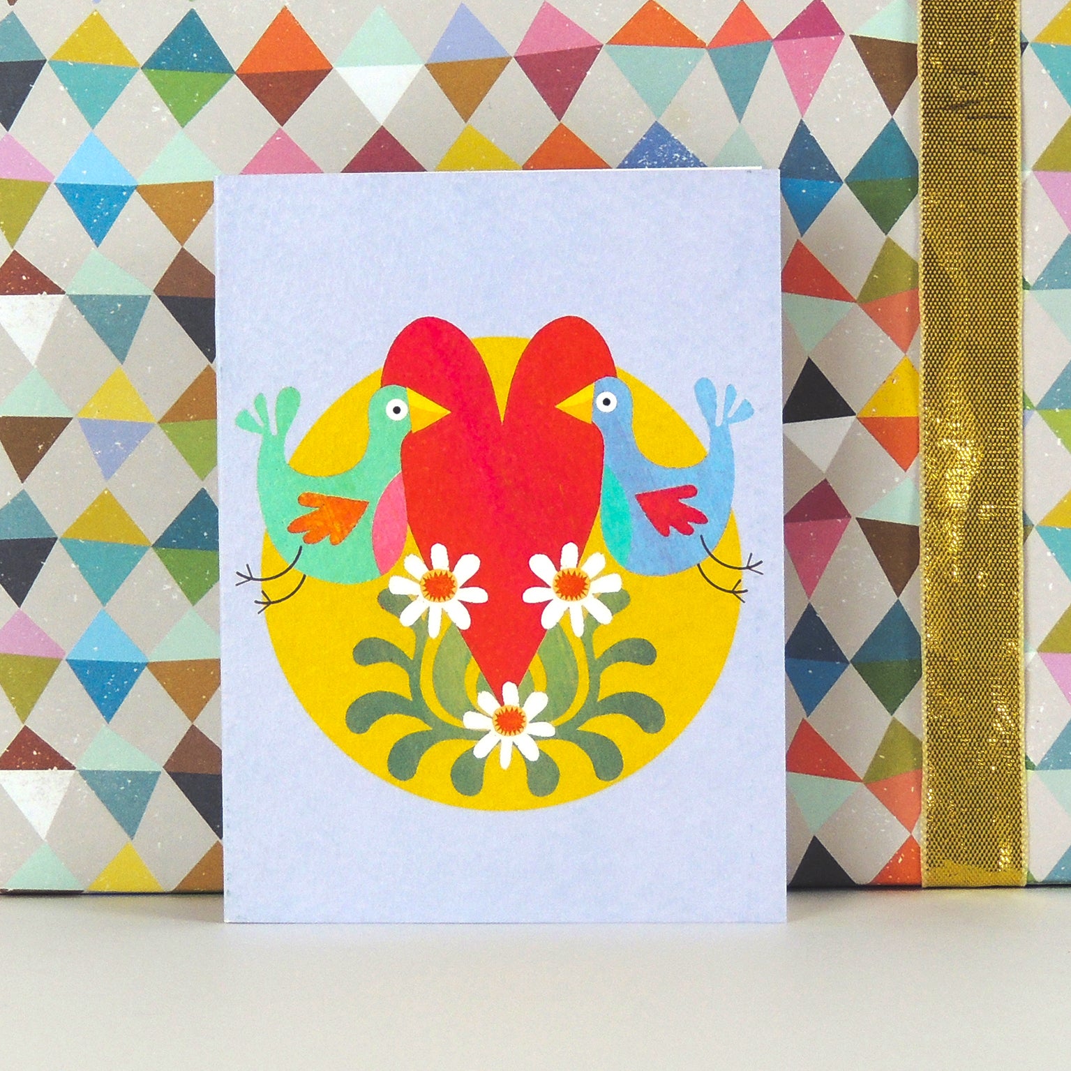 TW17 mini love birds card