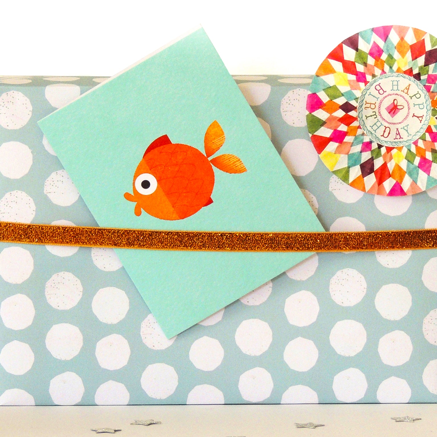 TW23 mini goldfish greetings card