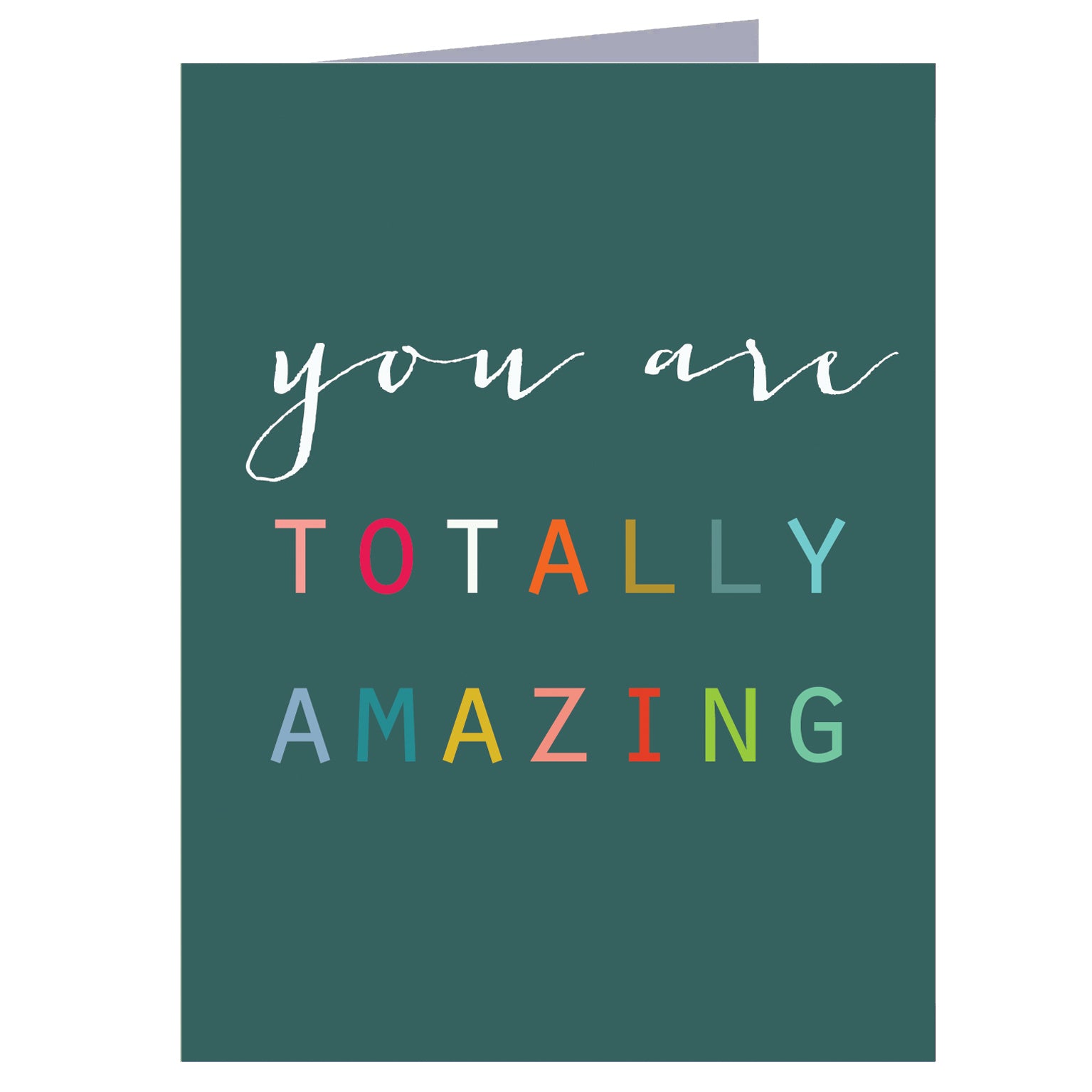 mini totally amazing card