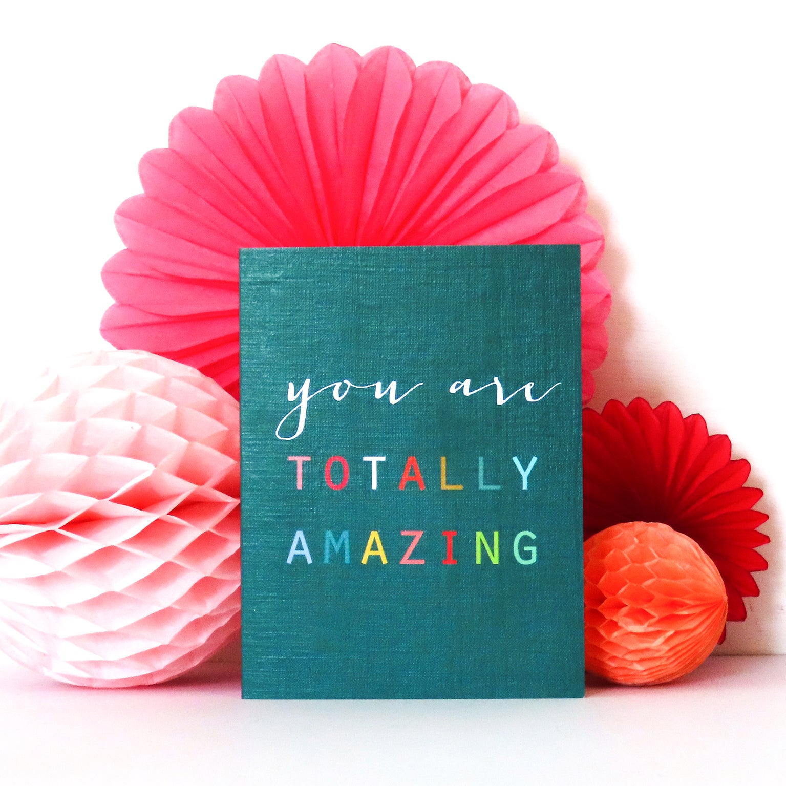 mini totally amazing card