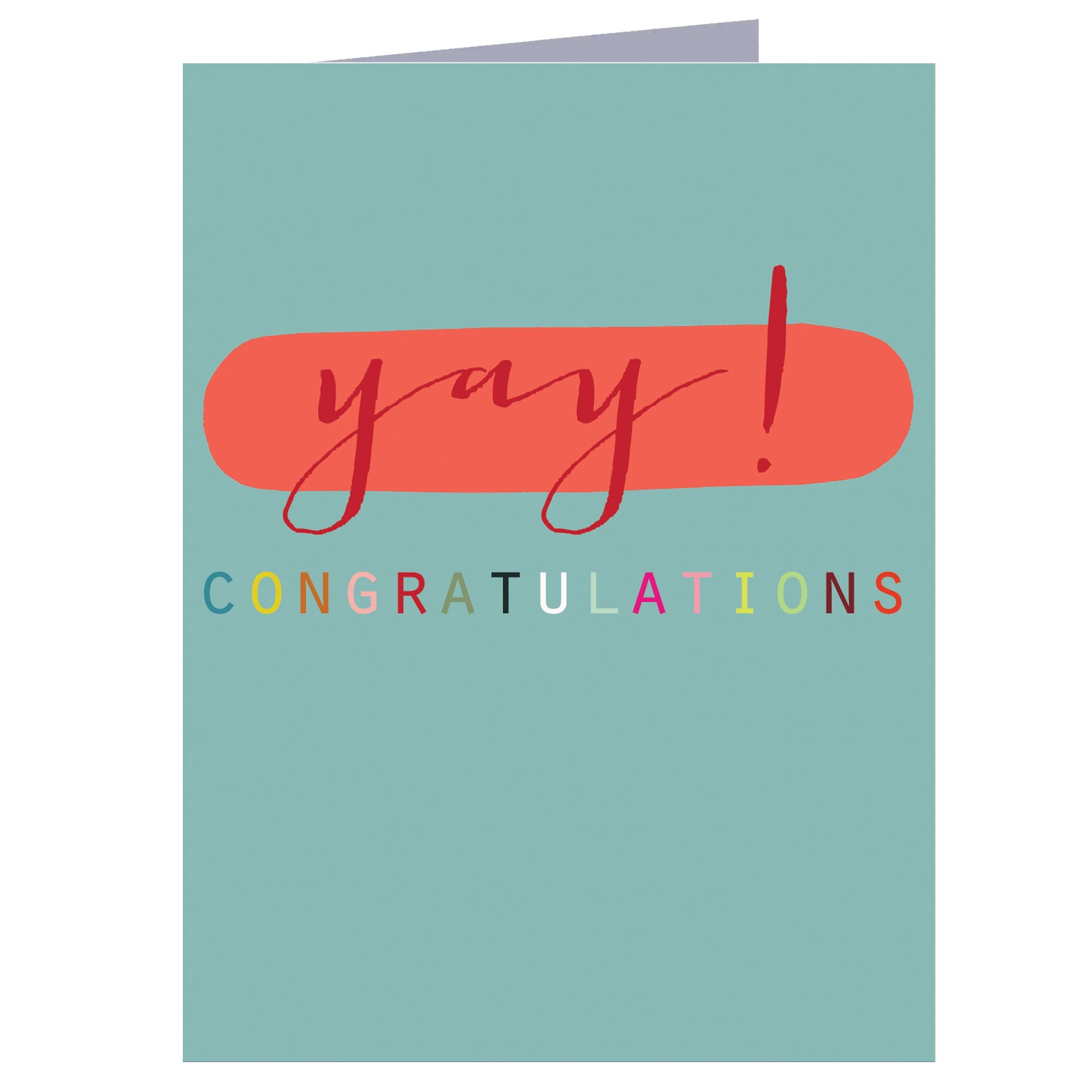 TW409 mini congratulations greetings card