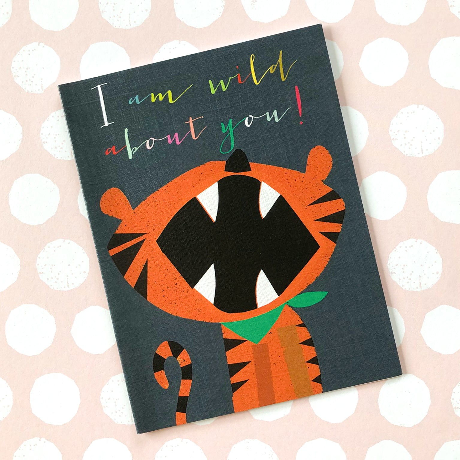 mini wild about you card