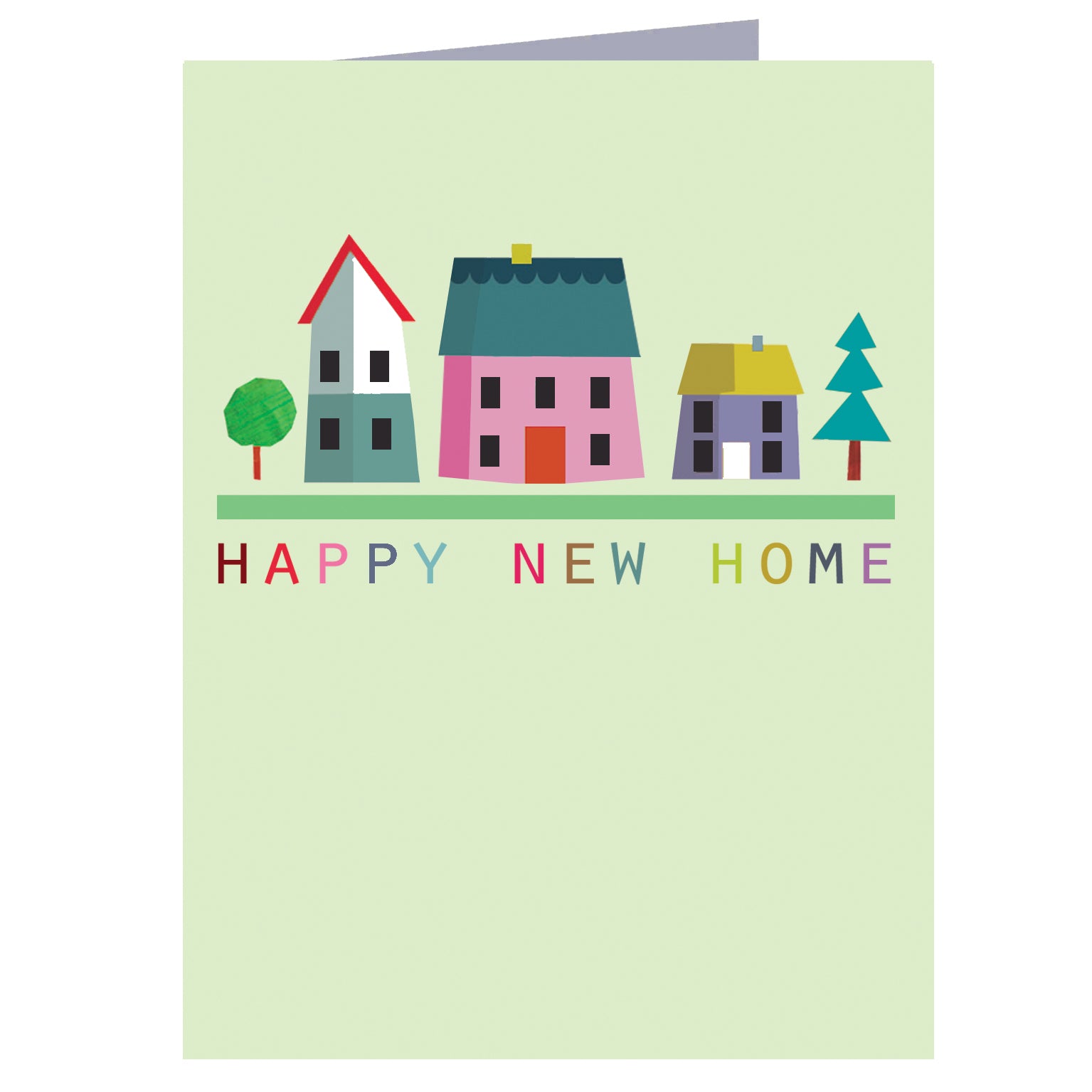 mini happy new home card