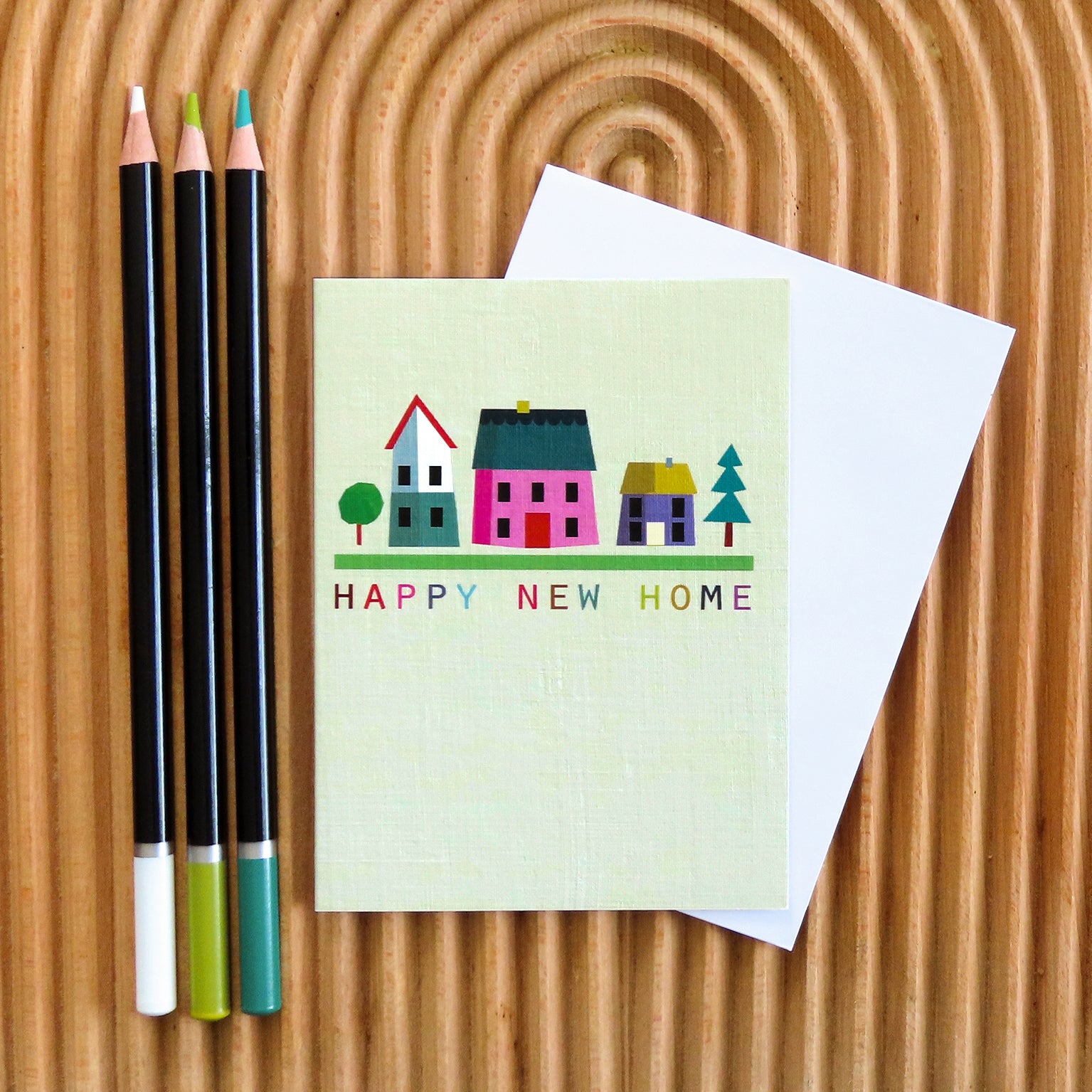 mini happy new home card