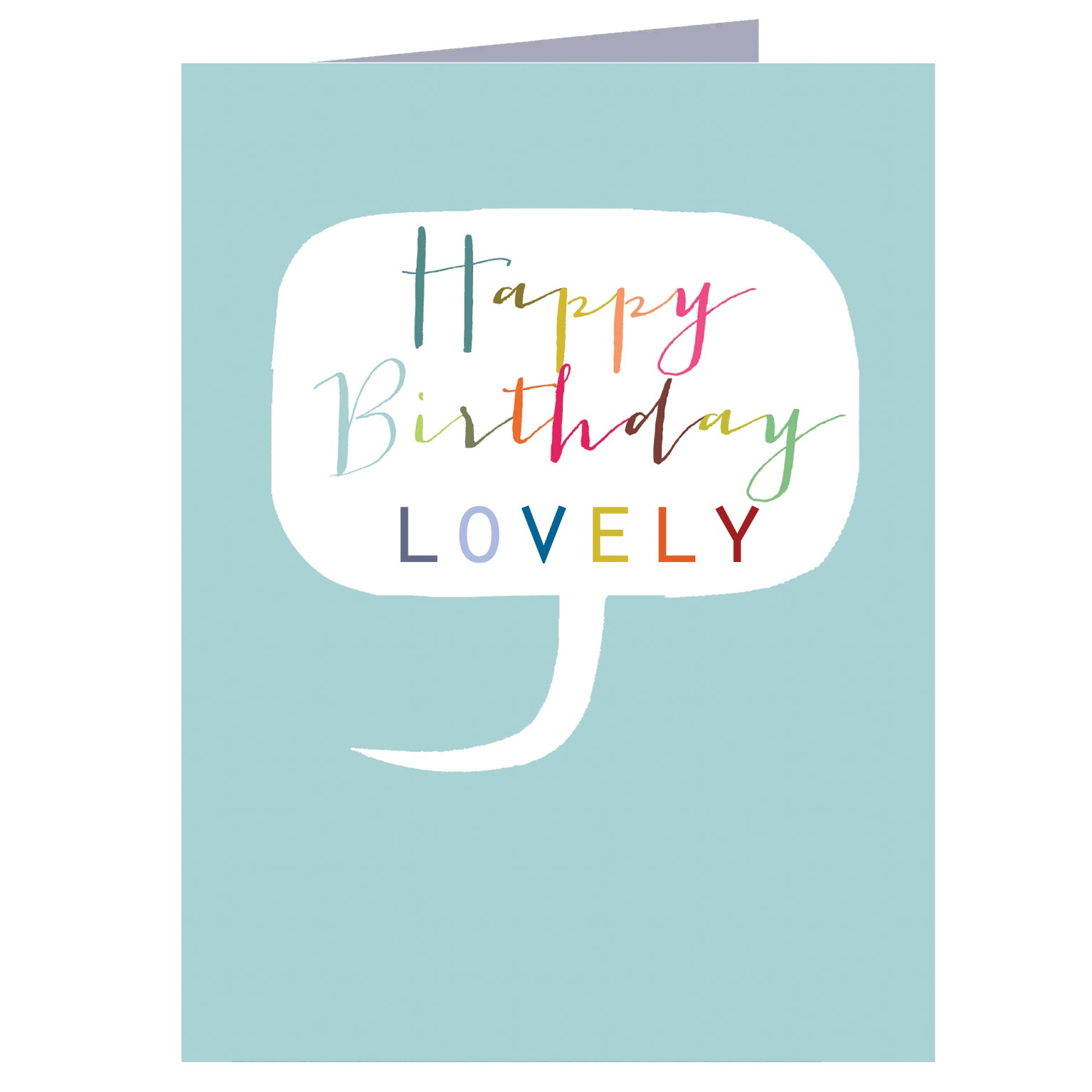 mini happy birthday lovely card