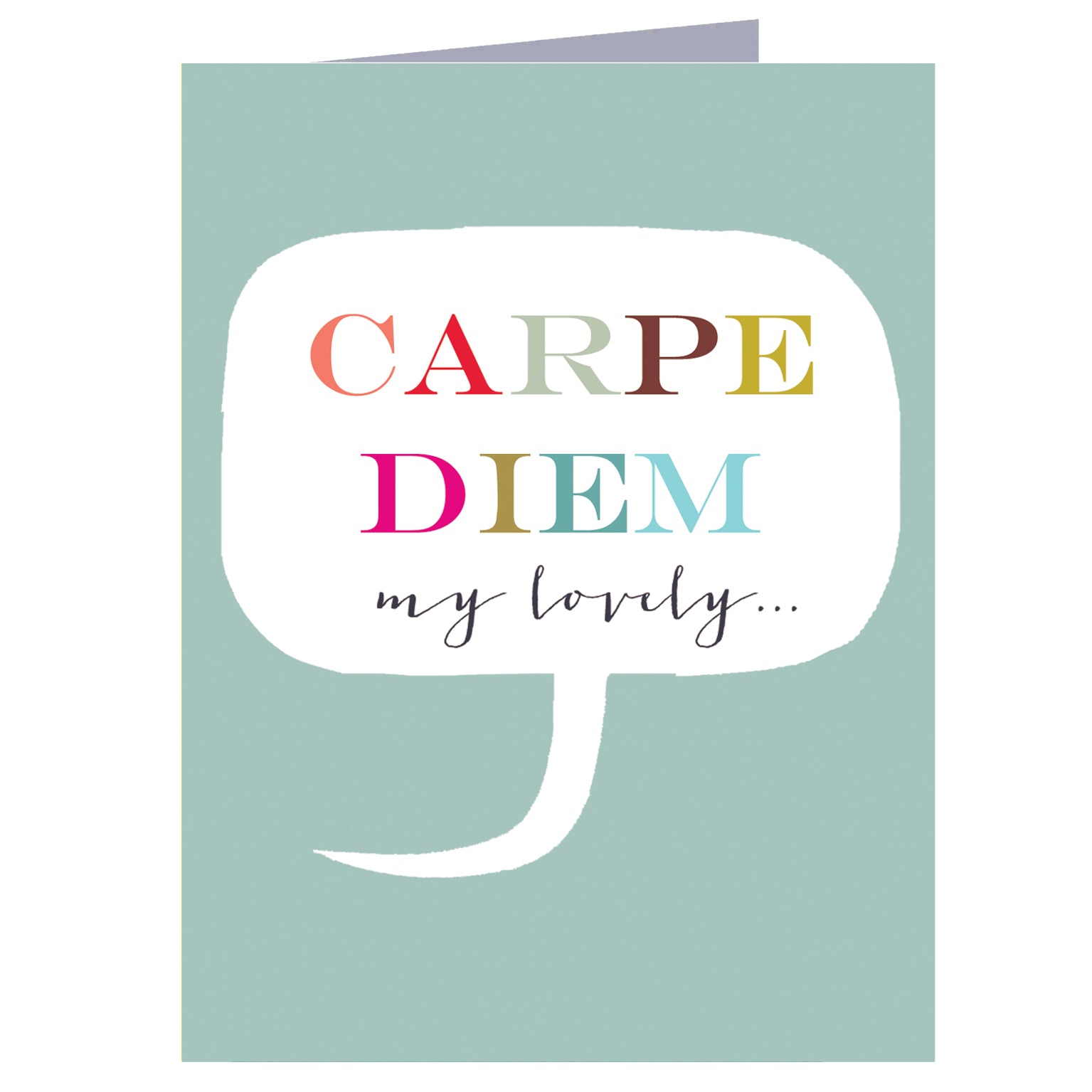 mini carpe diem card