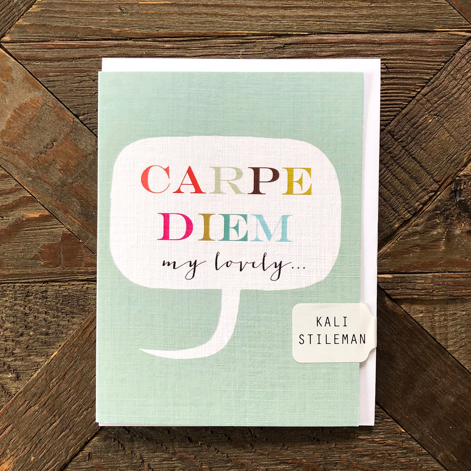 mini carpe diem card