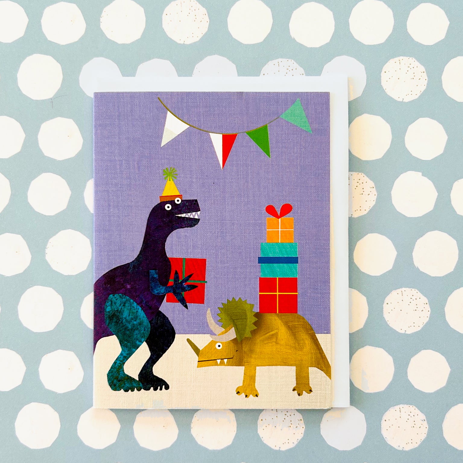 TW42 mini dinosaur party card