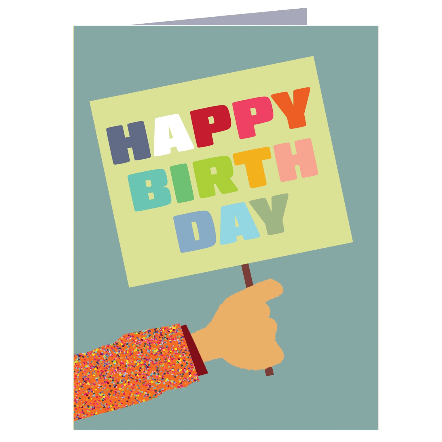 mini happy birthday card