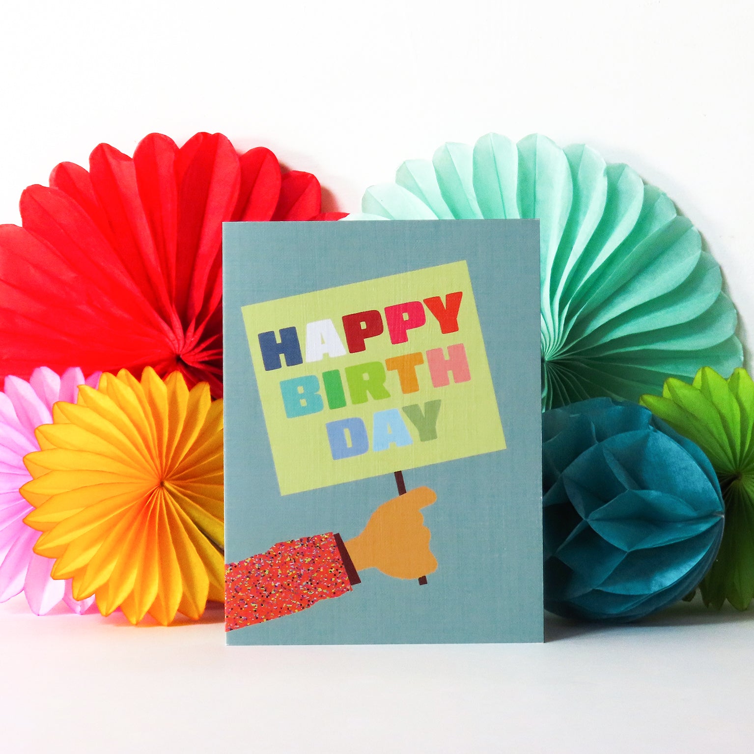 mini happy birthday card