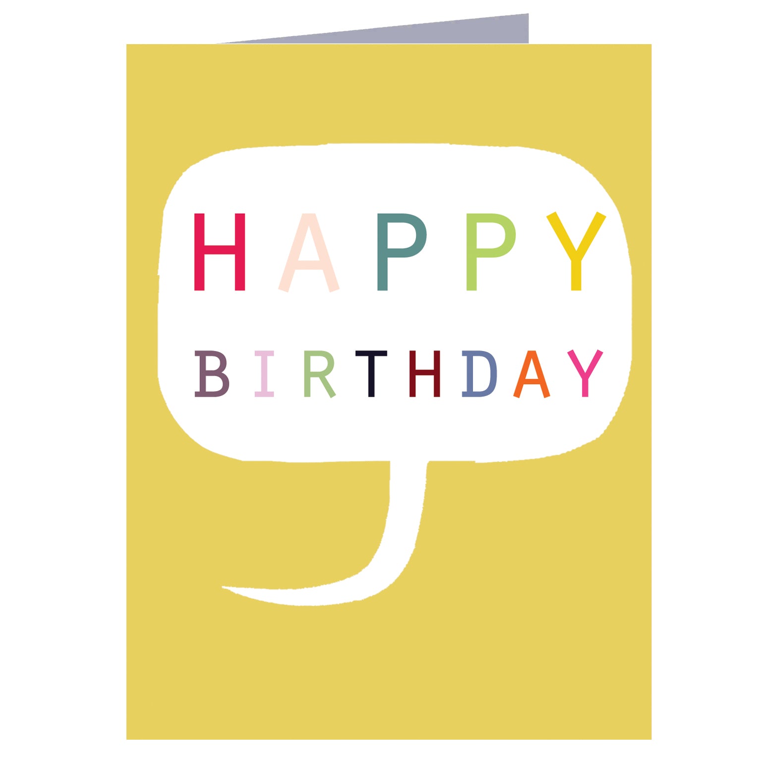 mini happy birthday card