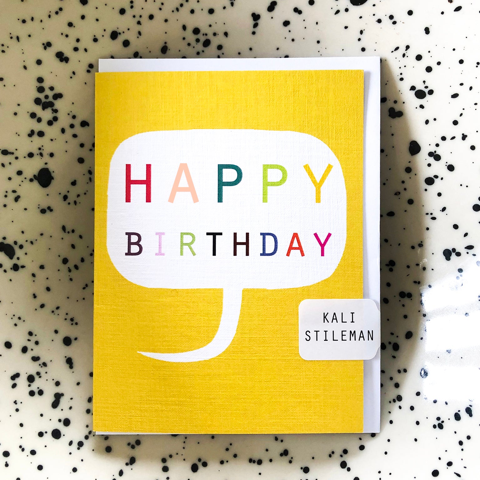 mini happy birthday card