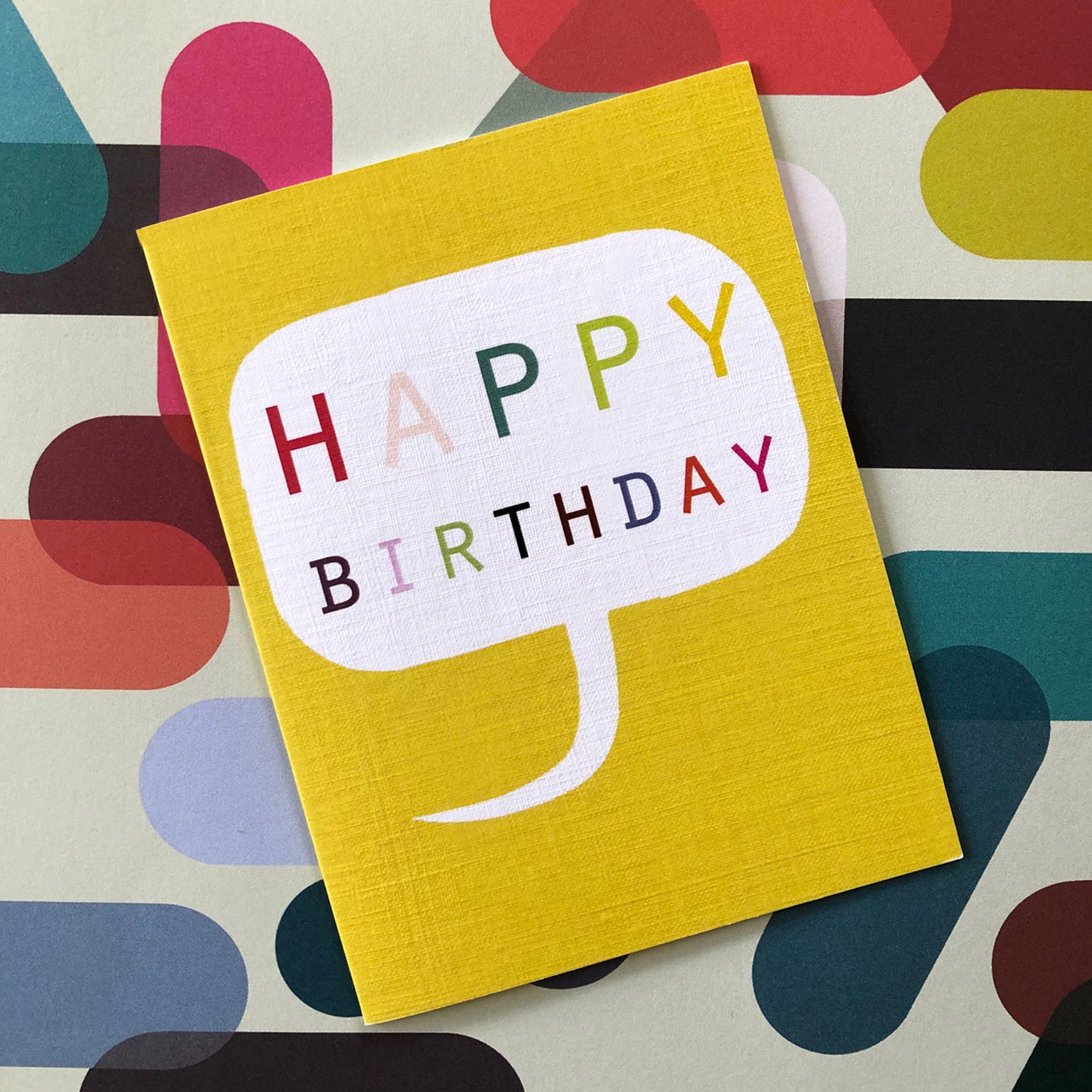 mini happy birthday card