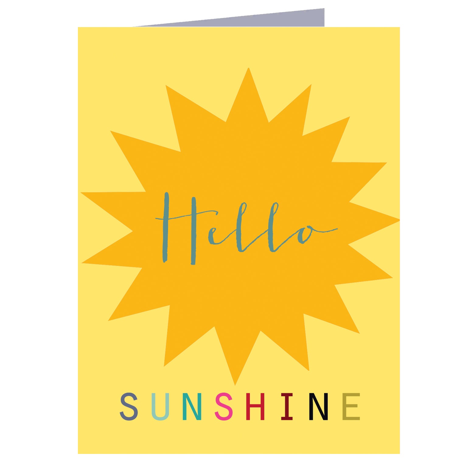 mini hello sunshine card