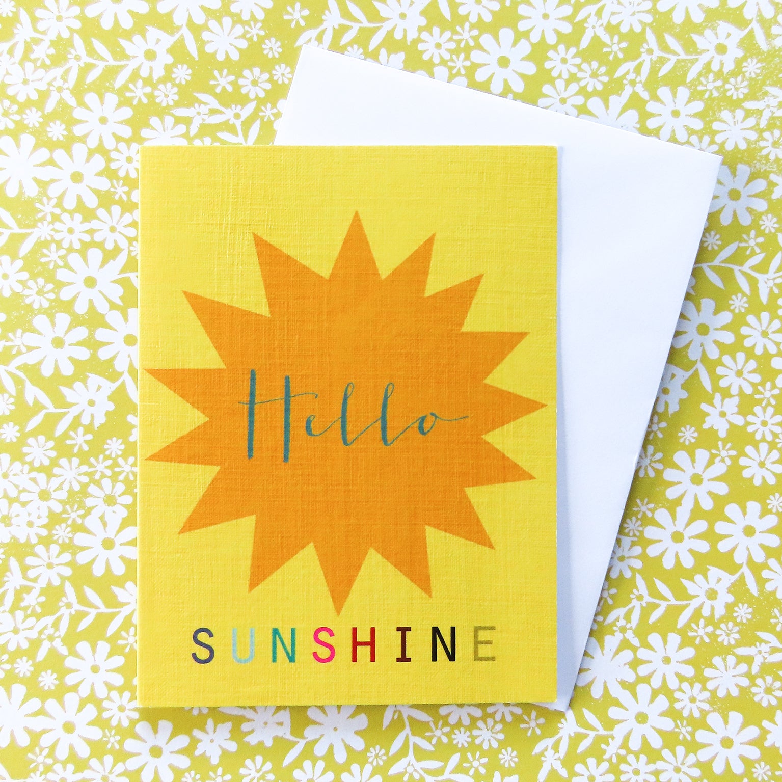 mini hello sunshine card