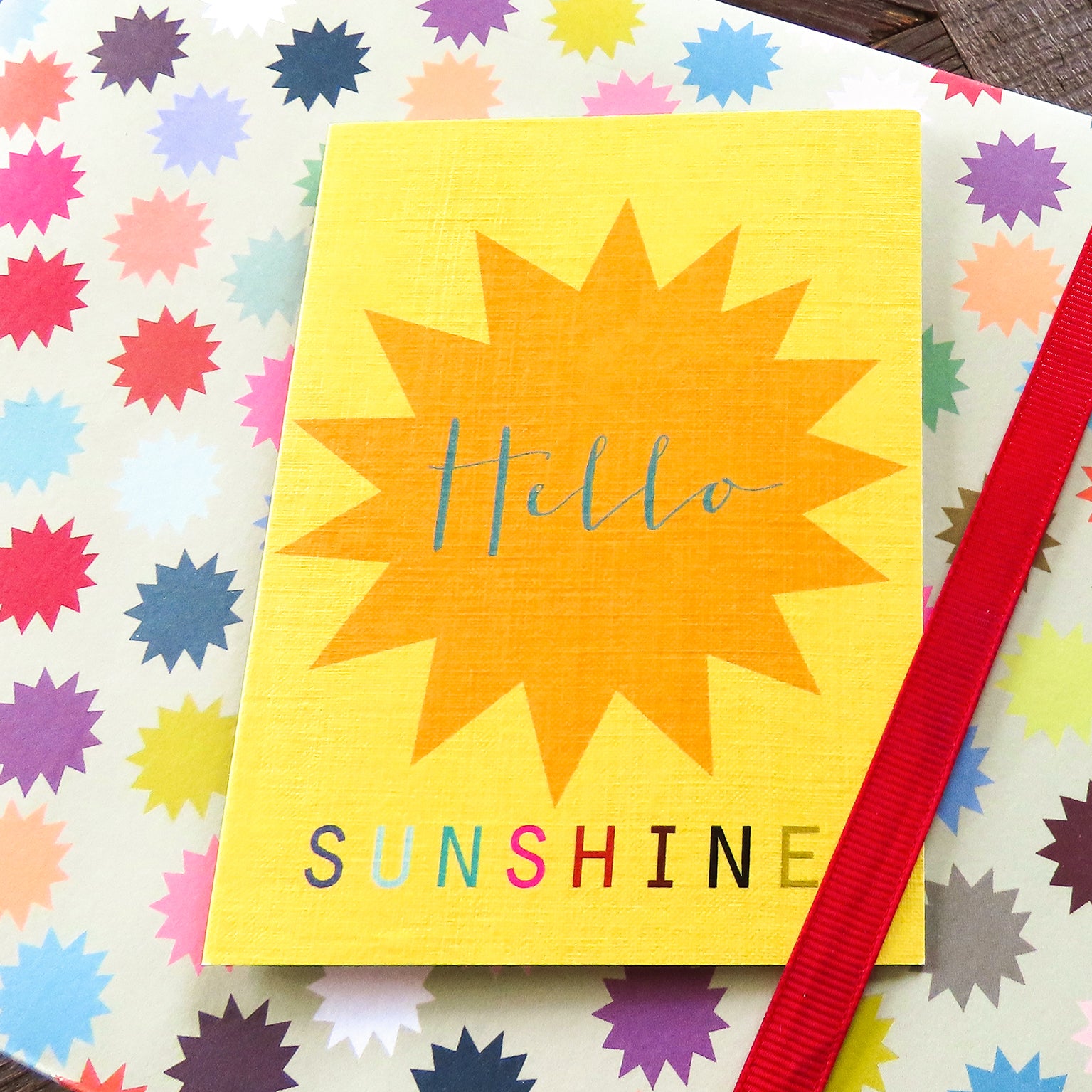 mini hello sunshine card